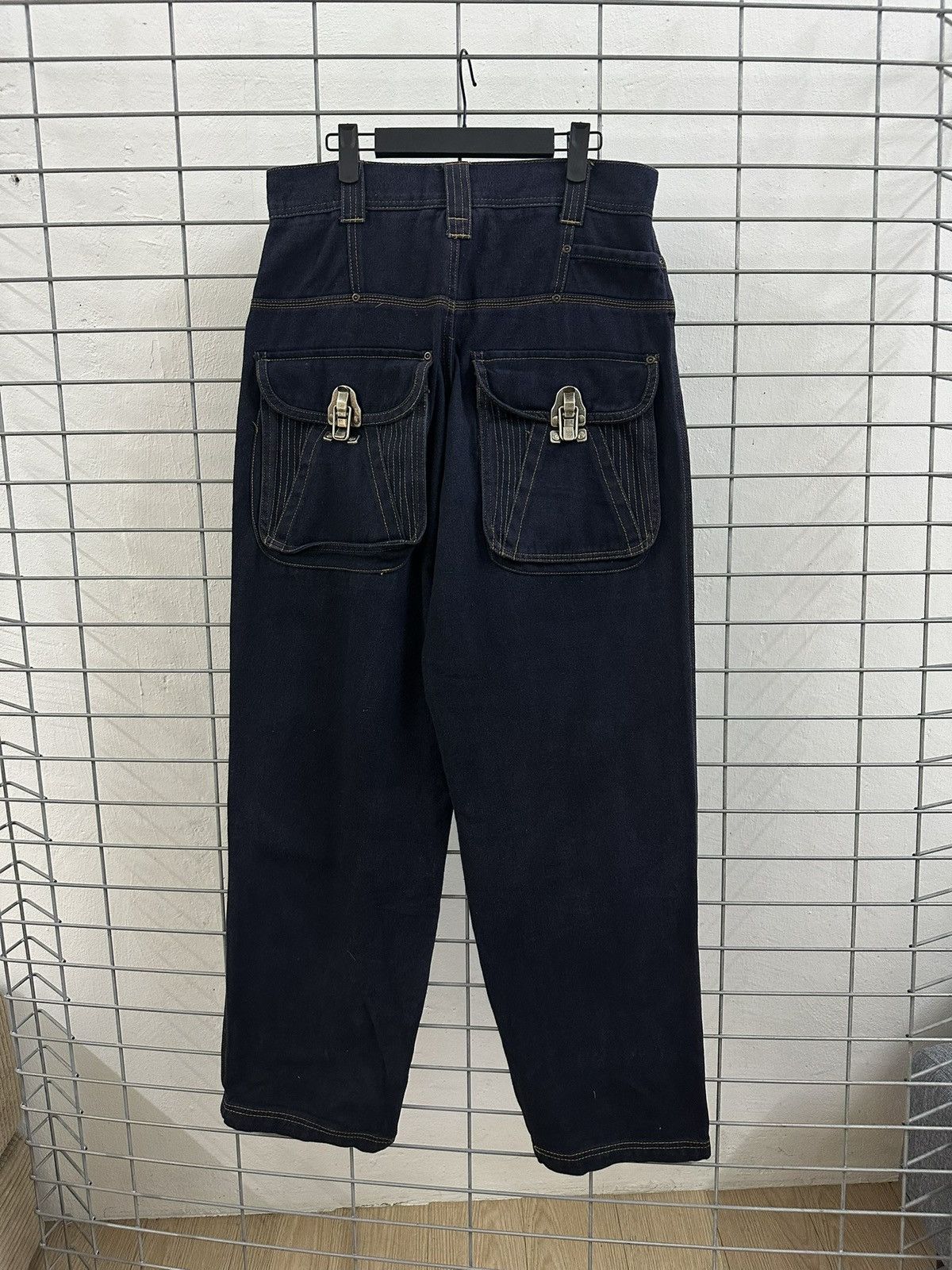 MAC Jeans MAC Jeans Utility Buckle Y2K Workwear Techwear Baggy Jeans Size US 32 / EU 48 - 2 Thumbnail