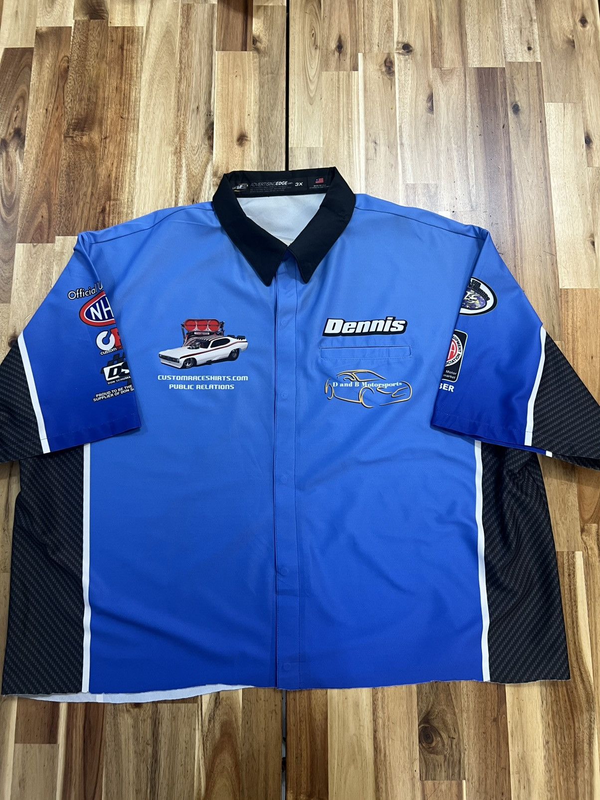 NASCAR Dennis Nascar WorkShirts Size US XXL / EU 58 / 5 - 2 Thumbnail