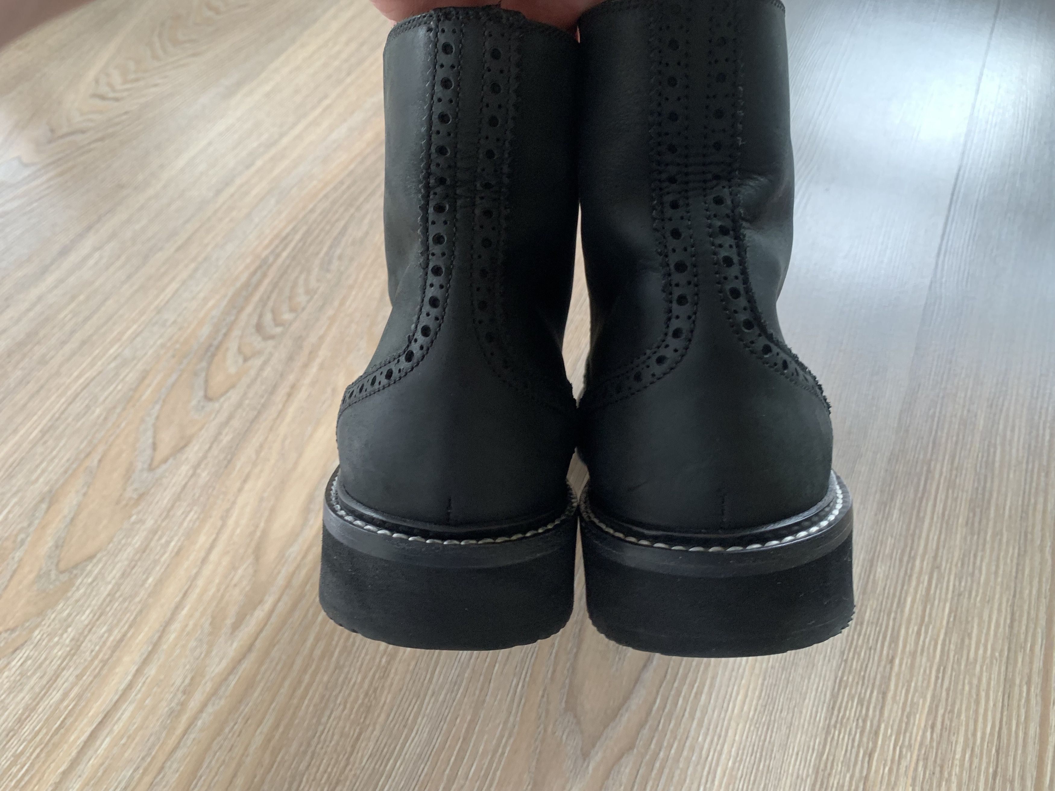 Alexander McQueen Rare Archival Alexander McQueen Black Leather Boots Size US 9 / EU 42 - 9 Thumbnail