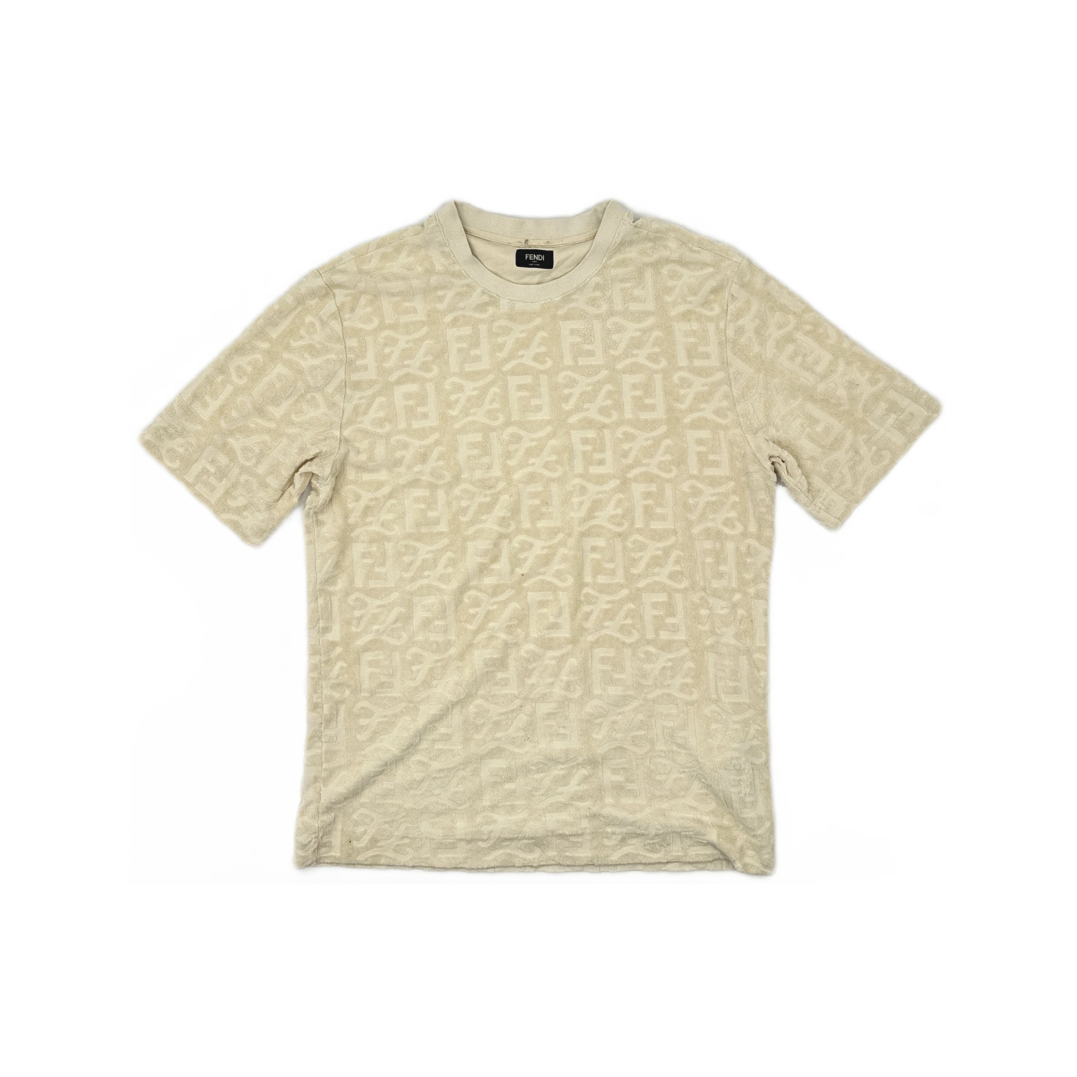 Fendi Fendi FF Monogram T-Shirt Size M Size US M / EU 48-50 / 2 - 1 Thumbnail