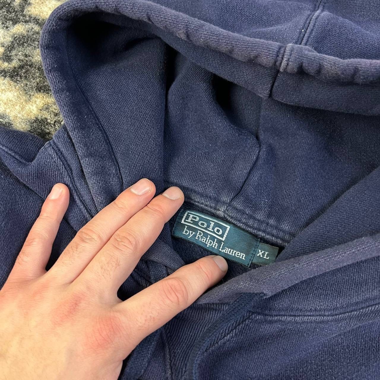 Polo Ralph Lauren Polo Ralph Lauren Big Logo Luxury Vintage Y2K Hoodie Size US XL / EU 56 / 4 - 5 Thumbnail
