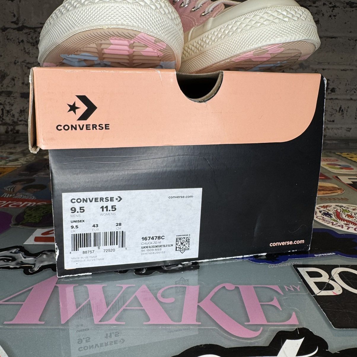 Converse × Golf le Fleur Converse Chuck 70 Hi Golf Le Fleur Pink Chenille Sz 9.5 Size US 9.5 / EU 42-43 - 5 Thumbnail