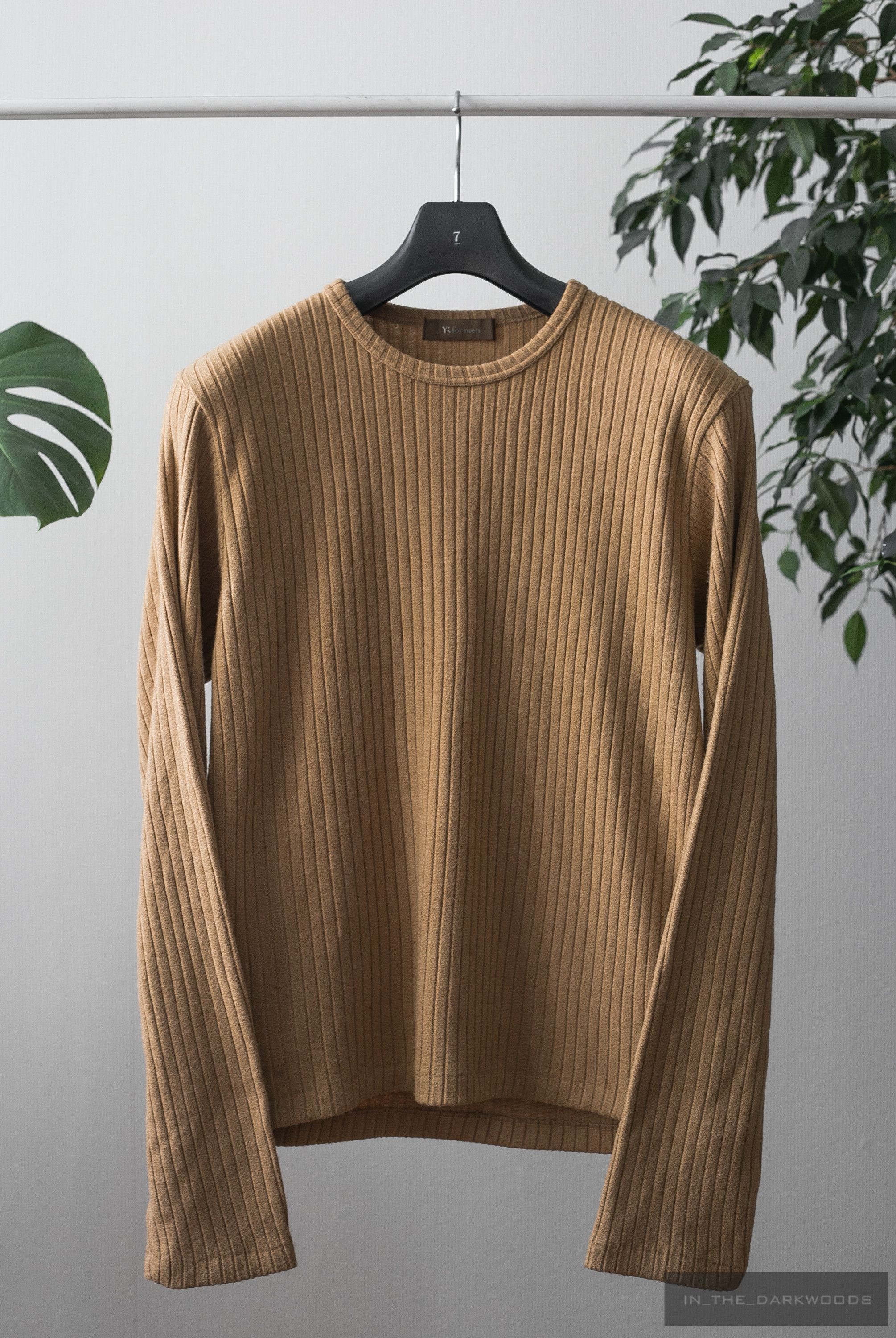 image of Yohji Yamamoto x YS For Men Acrylic Rib Longsleeve, Men's (Size Small)