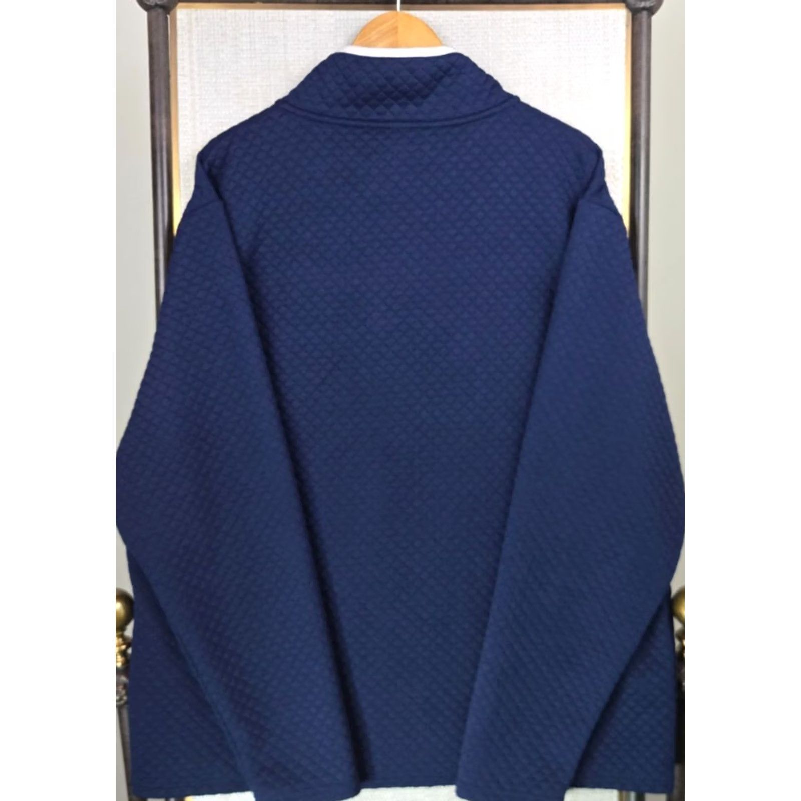 Logo 7 VINTAGE Chicago Cubs Teacher Logo Men’s 1/4 Zip Quilted Pullover Size US XL / EU 56 / 4 - 6 Thumbnail