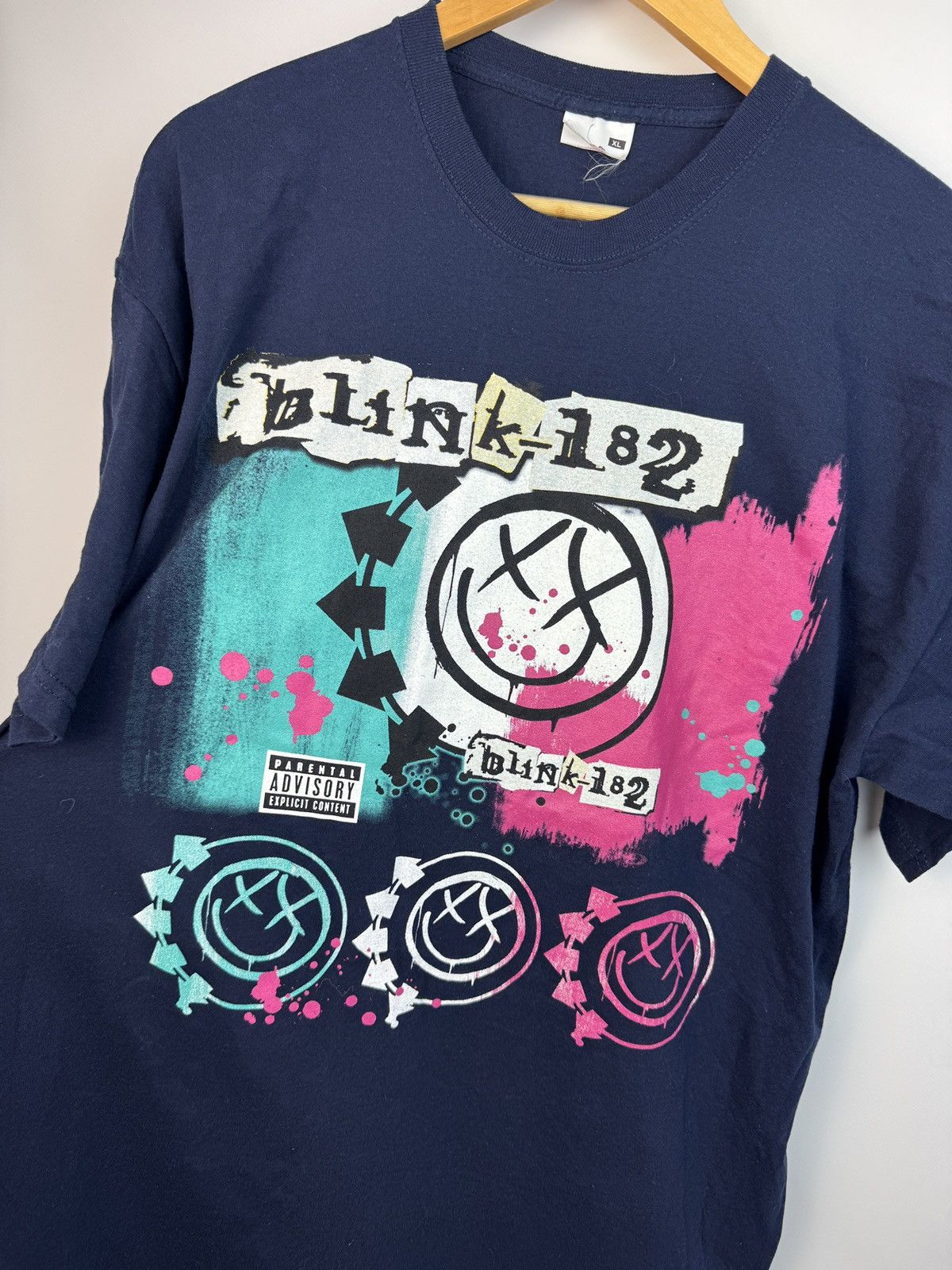 Fruit Of The Loom Vintage 2004 Blink 182 Band Tour Rare T-shirt Rock Size US XL / EU 56 / 4 - 2 Thumbnail