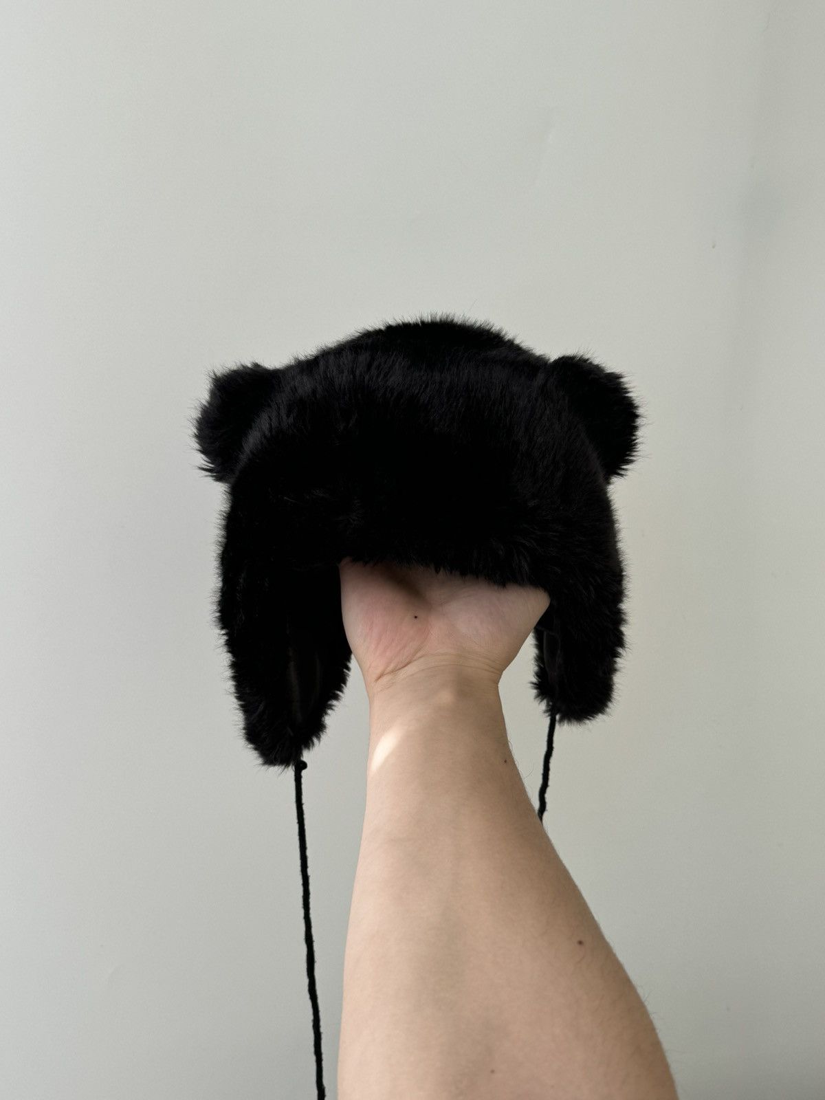 Other Vintage Y2K fuzzy fur ushanka hat punk Japanese mohair Size ONE SIZE - 4 Thumbnail