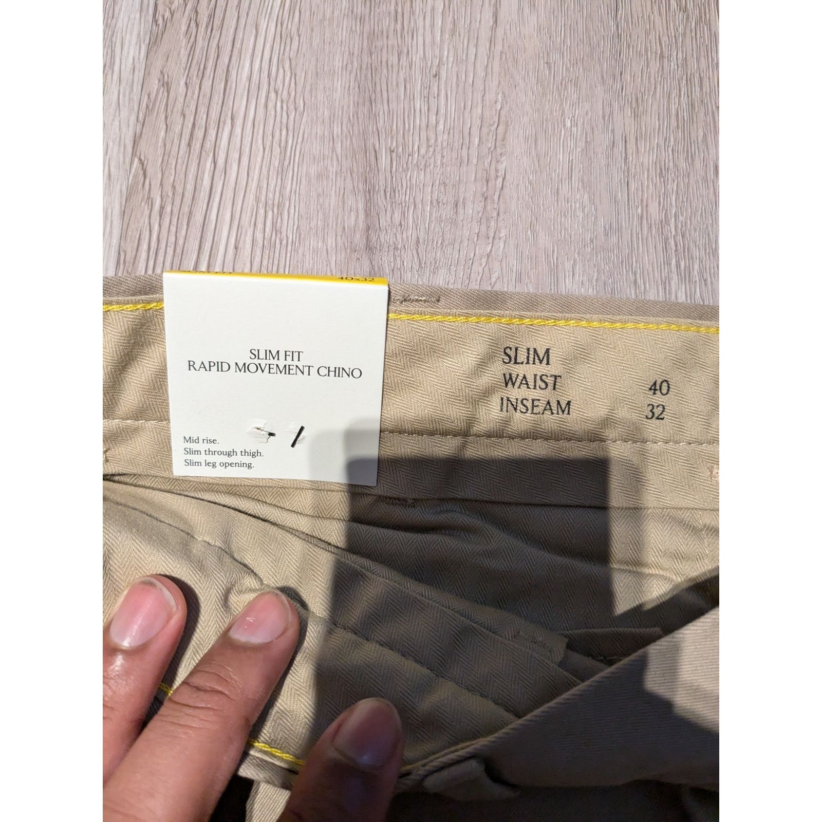 Banana Republic Banana Republic - slimfit Rapid Movement Chino /40x32/khaki Size US 40 / EU 56 - 7 Thumbnail