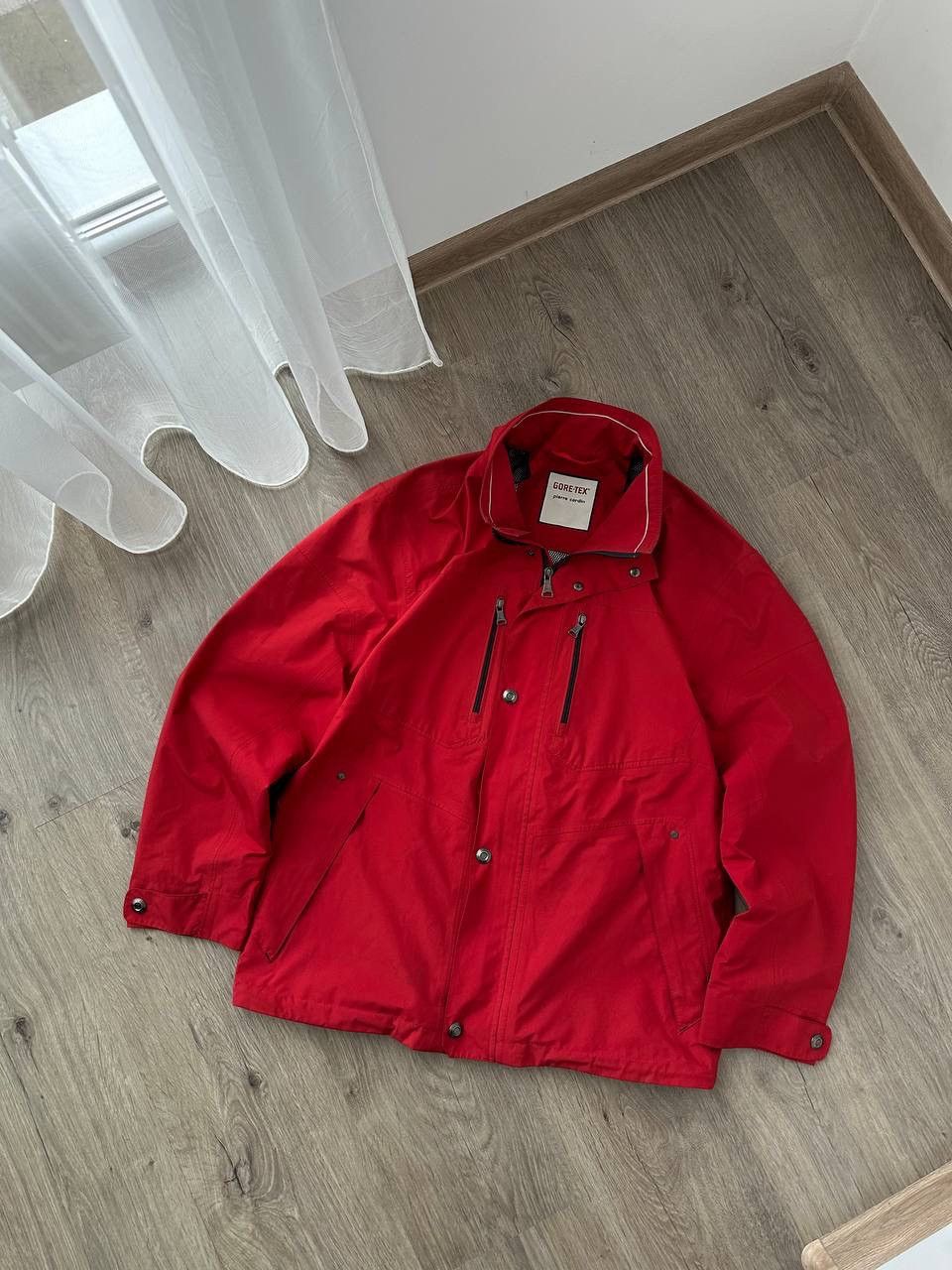 Goretex × Pierre Cardin × Vintage Vintage Pierre Cardin Red Zip Gore-Tex Jacket Size US M / EU 48-50 / 2 - 4 Thumbnail