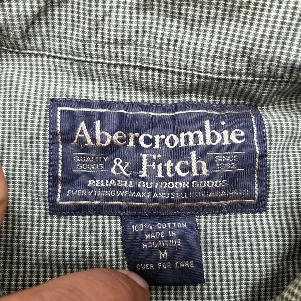 Abercrombie & Fitch Abercrombie Fitch Shirt Mens Medium Check Pocket Oversized Size US M / EU 48-50 / 2 - 5 Thumbnail