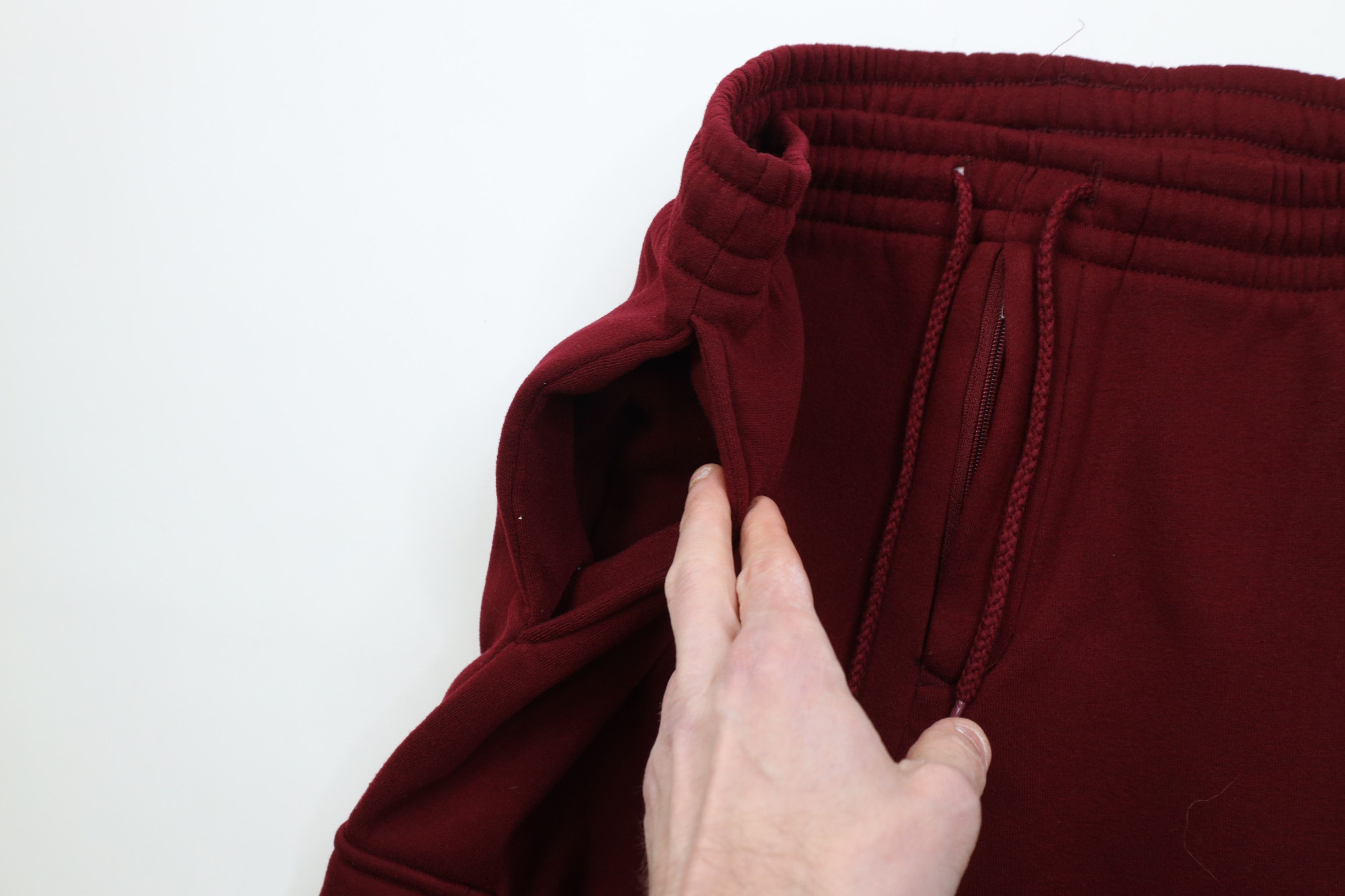 Vintage Vintage 90s Streetwear Wide Leg Cargo Sweatpants Pants Red Size US 34 / EU 50 - 8 Thumbnail