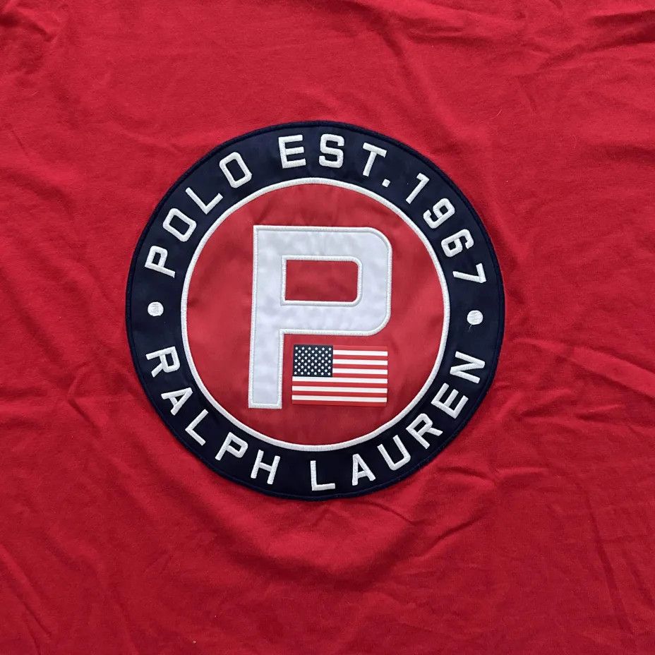 Polo Ralph Lauren Polo Ralph Lauren American Flag P Logo T-Shirt Size XL Size US XL / EU 56 / 4 - 2 Thumbnail