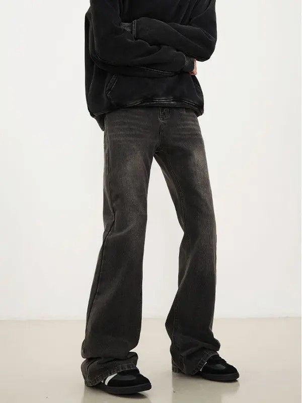 Japanese Brand Yuri American retro all-match straight cleanfit flared jeans Size US 34 / EU 50 - 7 Thumbnail