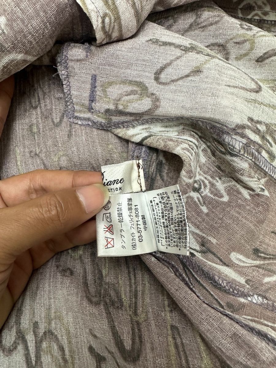 Issey Miyake 2000s DIANE ABSTRACT QUOTES AOP ISSEY MIYAKE STYLE SHIRT Size US L / EU 52-54 / 3 - 9 Thumbnail
