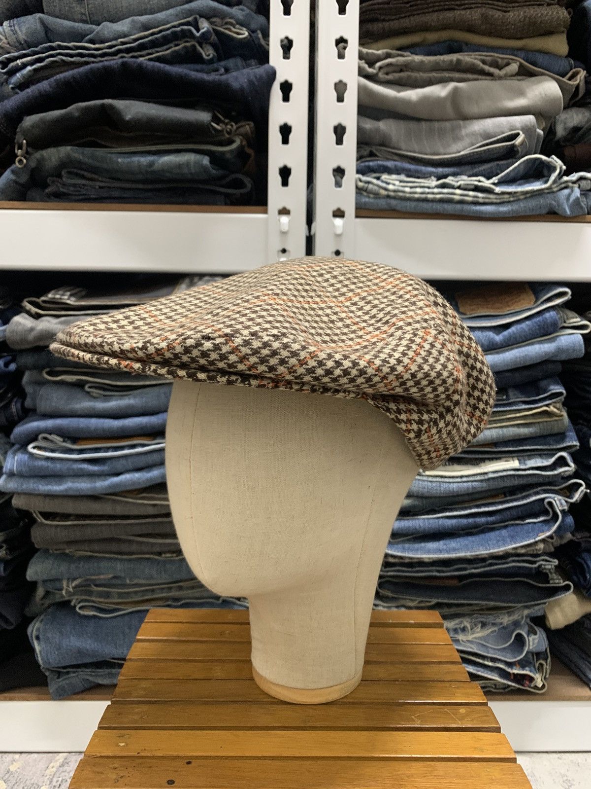 Vintage Vtg Doria Borsalino Gatsby Flat Cap Headwear Newsboy Size ONE SIZE - 1 Thumbnail
