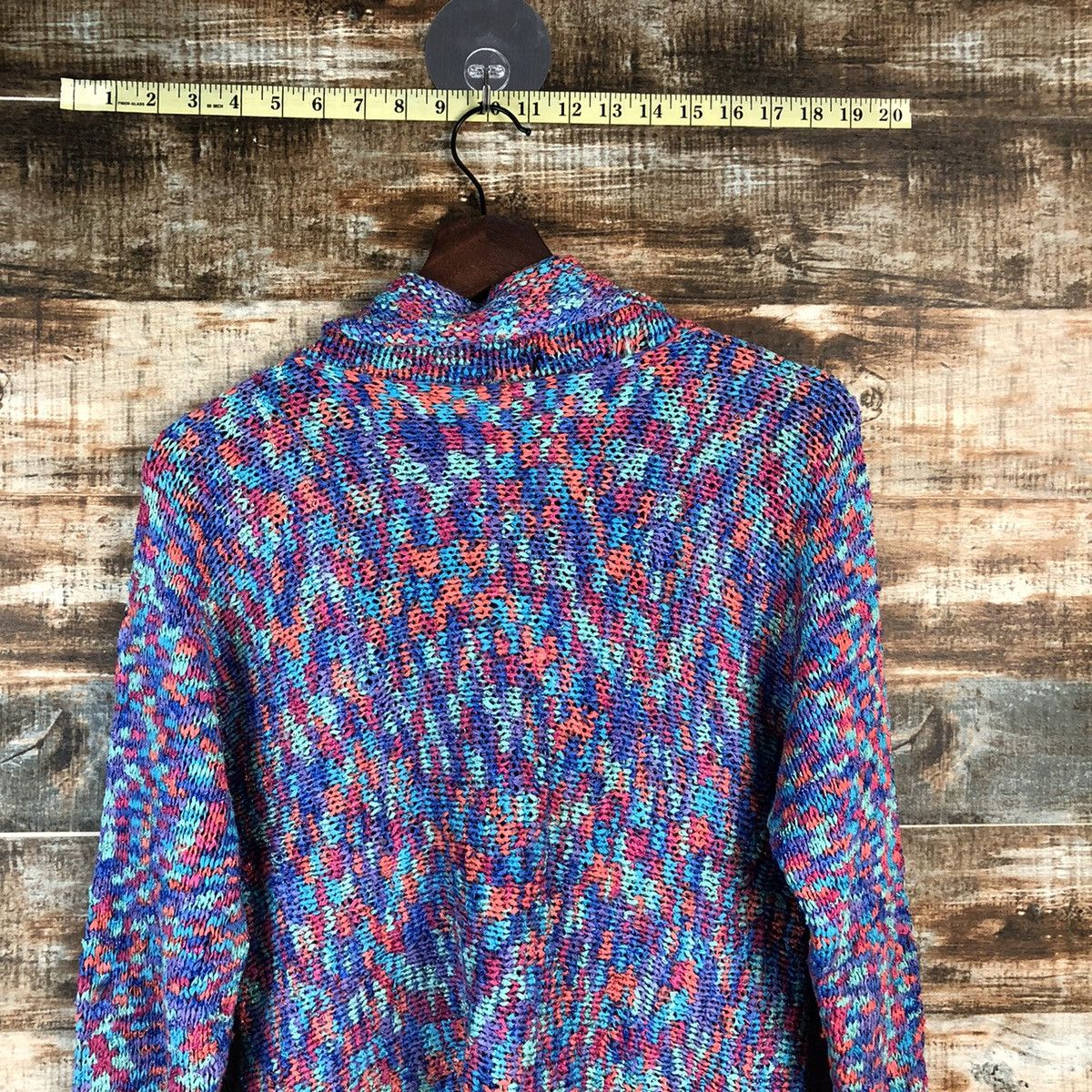 Homespun Knitwear × Japanese Brand DLL Japanese Brand Blue Cardigan Knitwear #C523 Size XS / US 0-2 / IT 36-38 - 11 Thumbnail