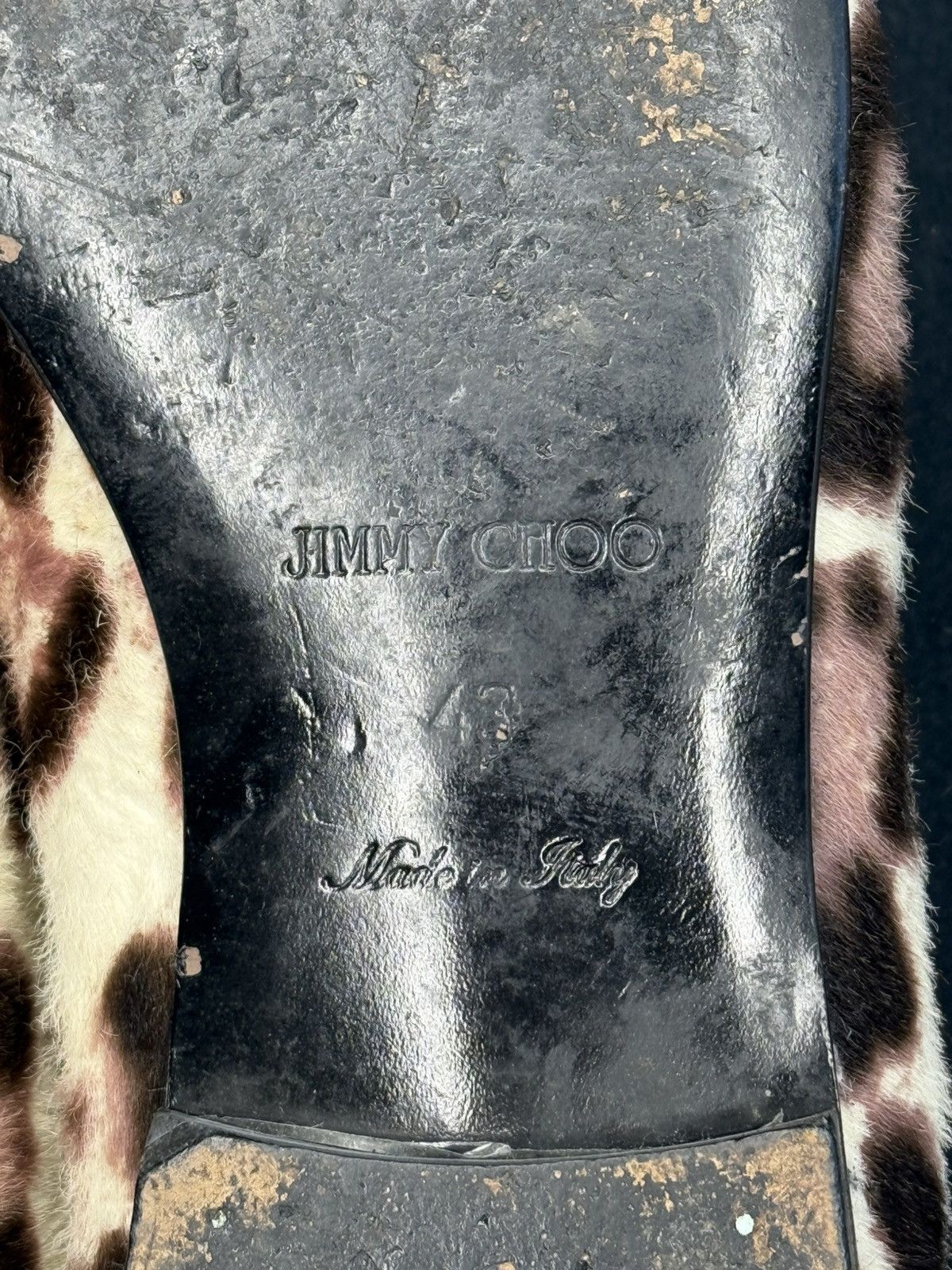Jimmy Choo Rare Jimmy Choo loafers in pony hair leather UK 9 Size US 9 / EU 42 - 6 Thumbnail
