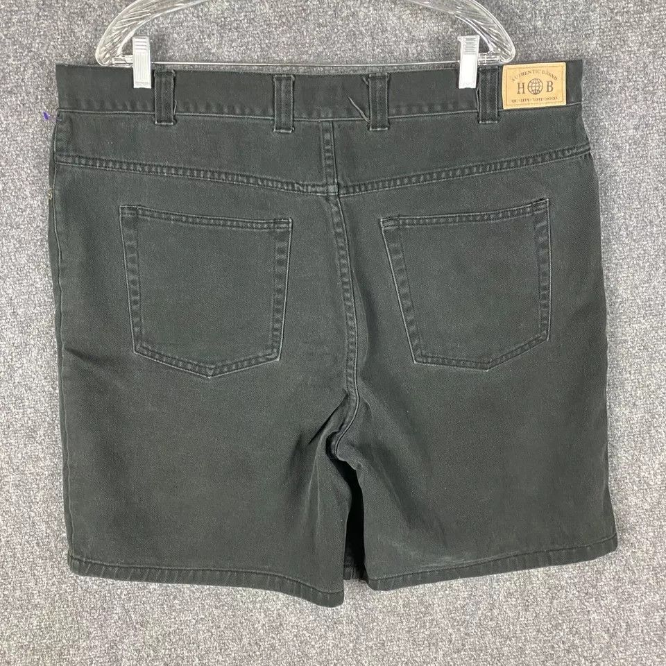 Other Harbor Bay Shorts Men's 44 Denim Bermuda Gray Zipper Fly Size US 44 / EU 60 - 4 Thumbnail