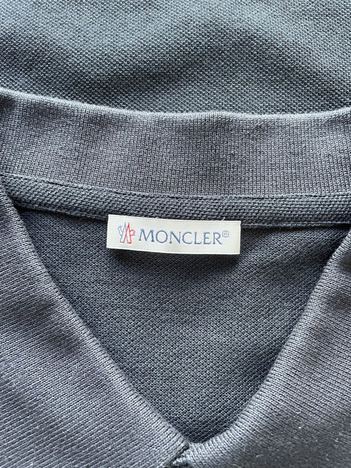Moncler Moncler Logo Patch Cotton Piquet Polo Shirt Size US M / EU 48-50 / 2 - 3 Thumbnail