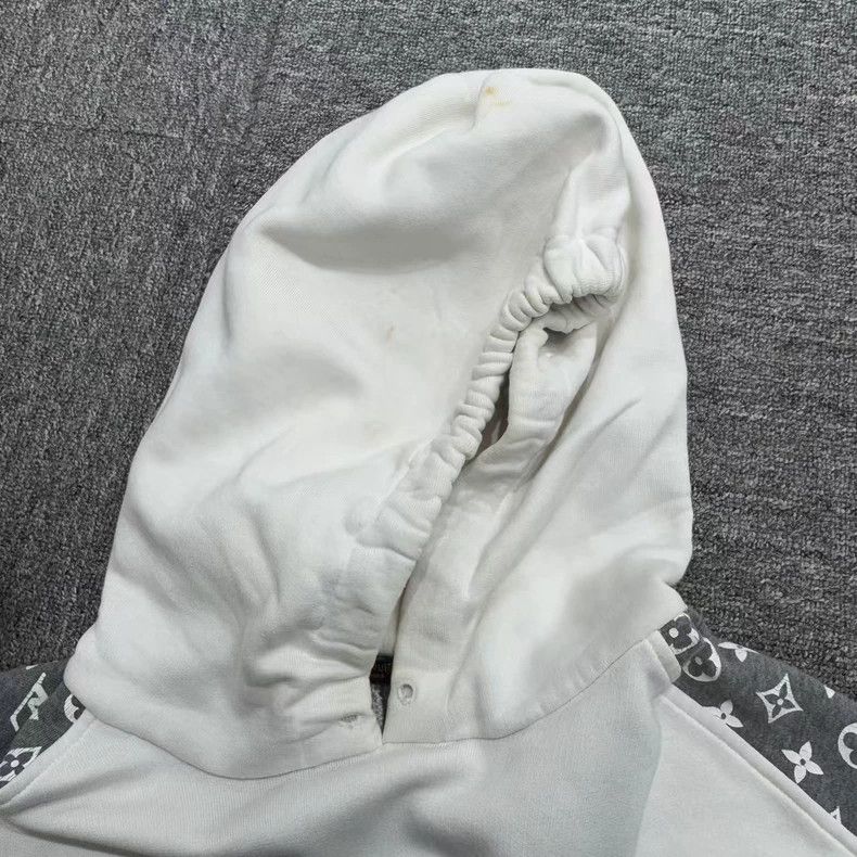 Louis Vuitton Louis Vuitton Black and white circular cut hoodie 2501-Next Size US XXL / EU 58 / 5 - 5 Thumbnail