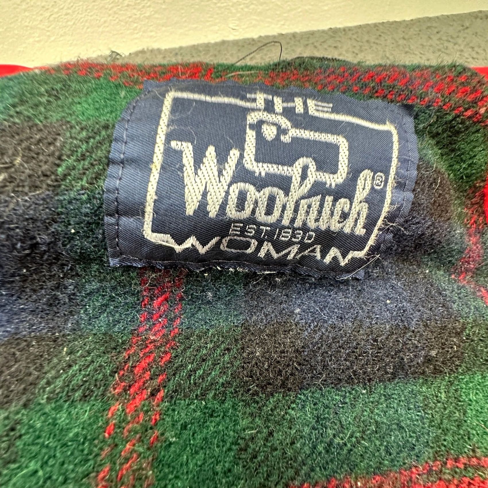 Vintage VINTAGE Woolrich Long Hooded Parka Jacket Womens Large Red Wool Plaid Lined Size L / US 10 / IT 46 - 3 Thumbnail