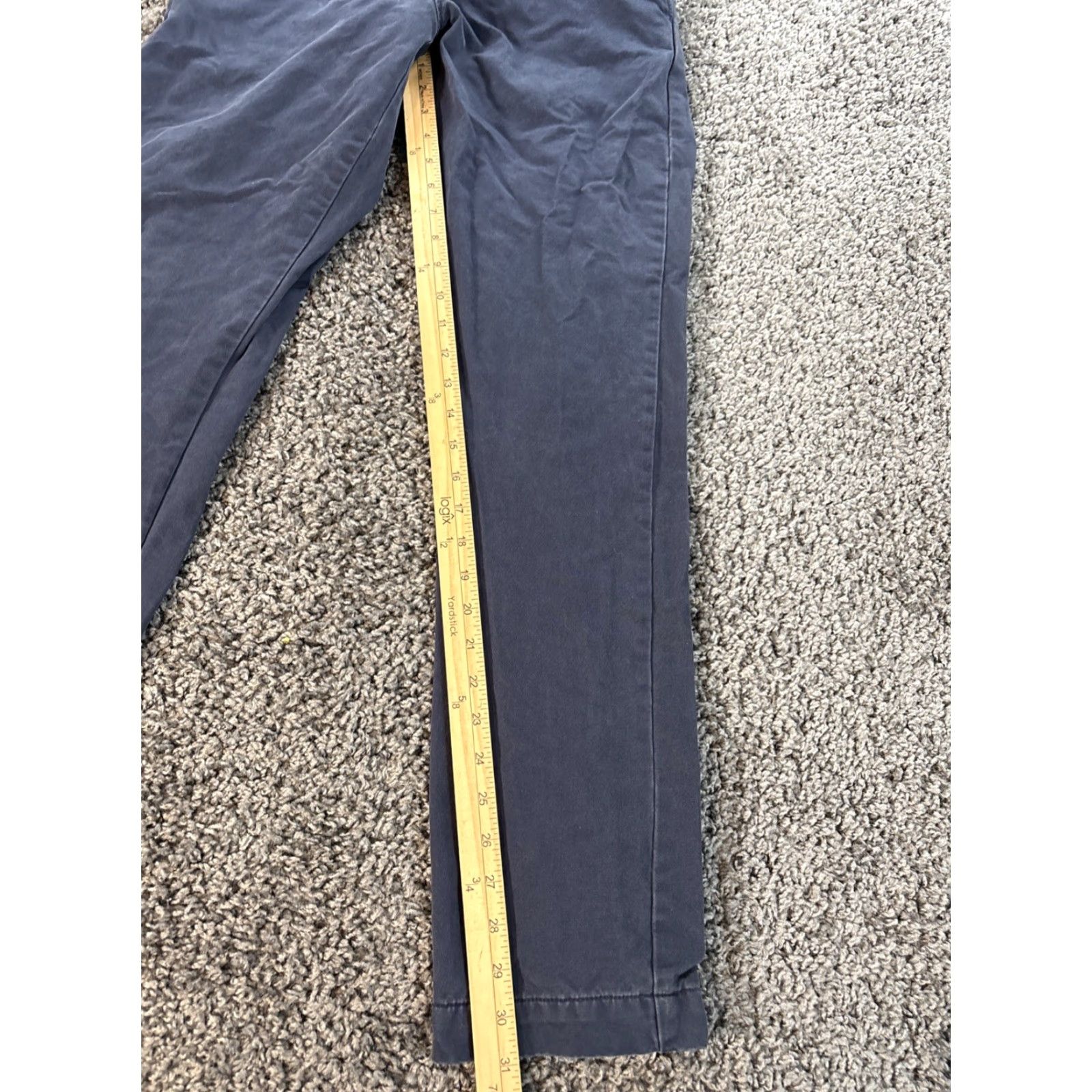 J.Crew J.CREW 770 Straight Fit Pants Men’s 29x31 Navy Blue Flannel Lined Cabin Chino Casual Winter Fall Shirt? Size US 29 - 2 Thumbnail