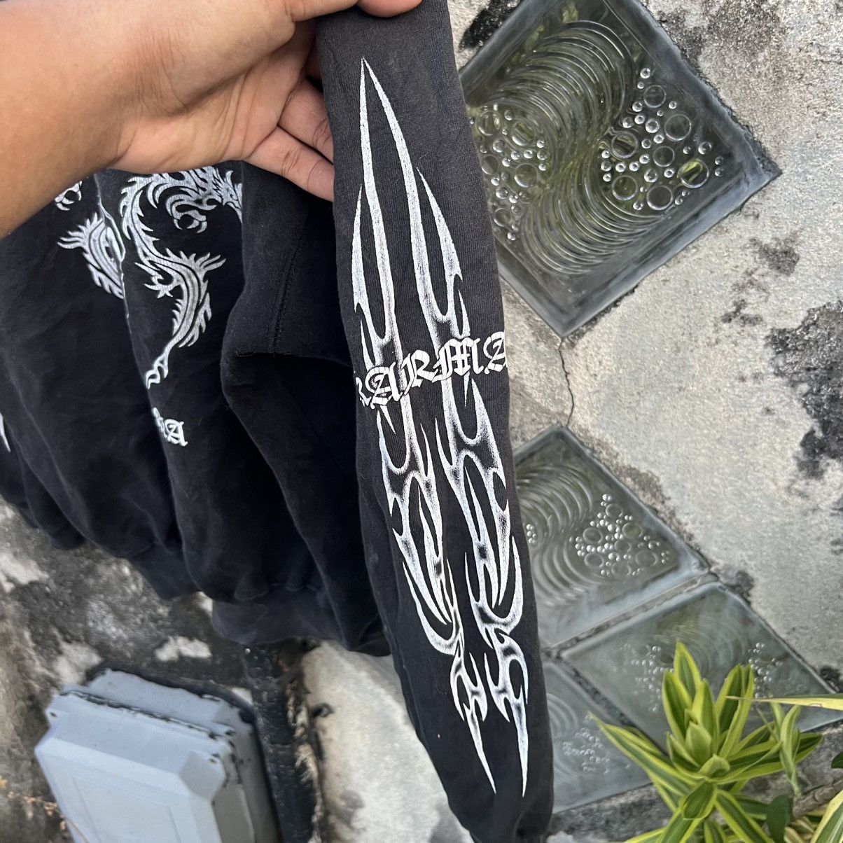 Japanese Brand “y2k style” KARMA TRIBAL TATTOO DISTRESS CREWNECK Size US L / EU 52-54 / 3 - 7 Thumbnail
