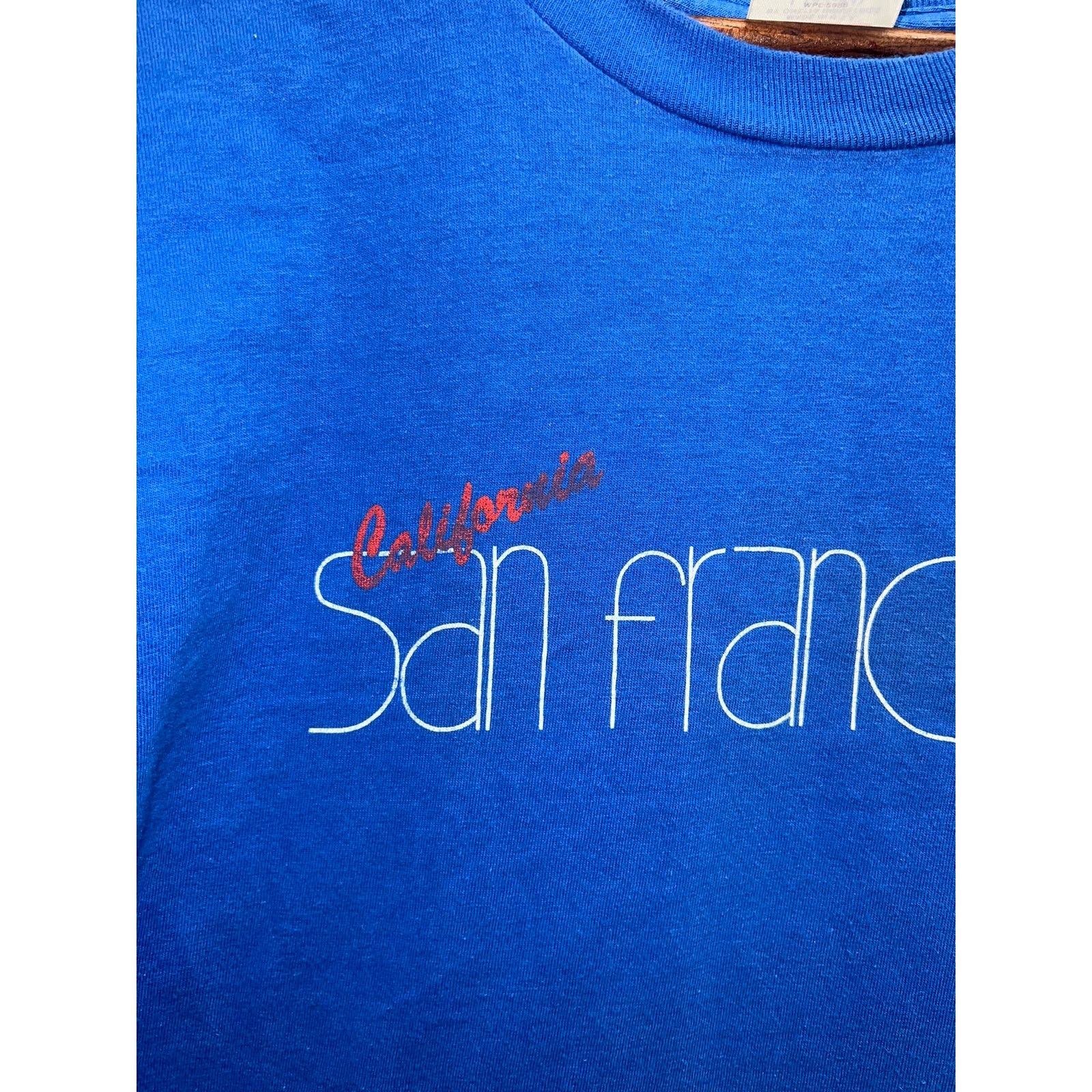 Vintage Vintage San Francisco Shirt California CA Blue Graphic 80s M Size US M / EU 48-50 / 2 - 2 Thumbnail
