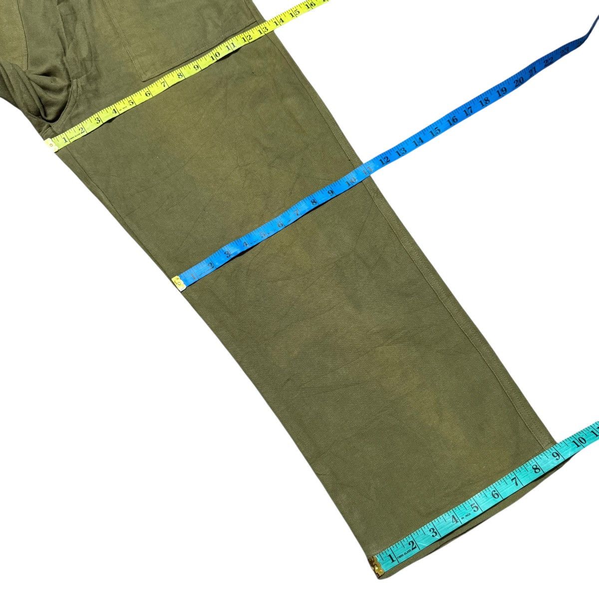 Japanese Brand Broken Base Sunfaded Fatigue Pants Size US 31 - 17 Thumbnail