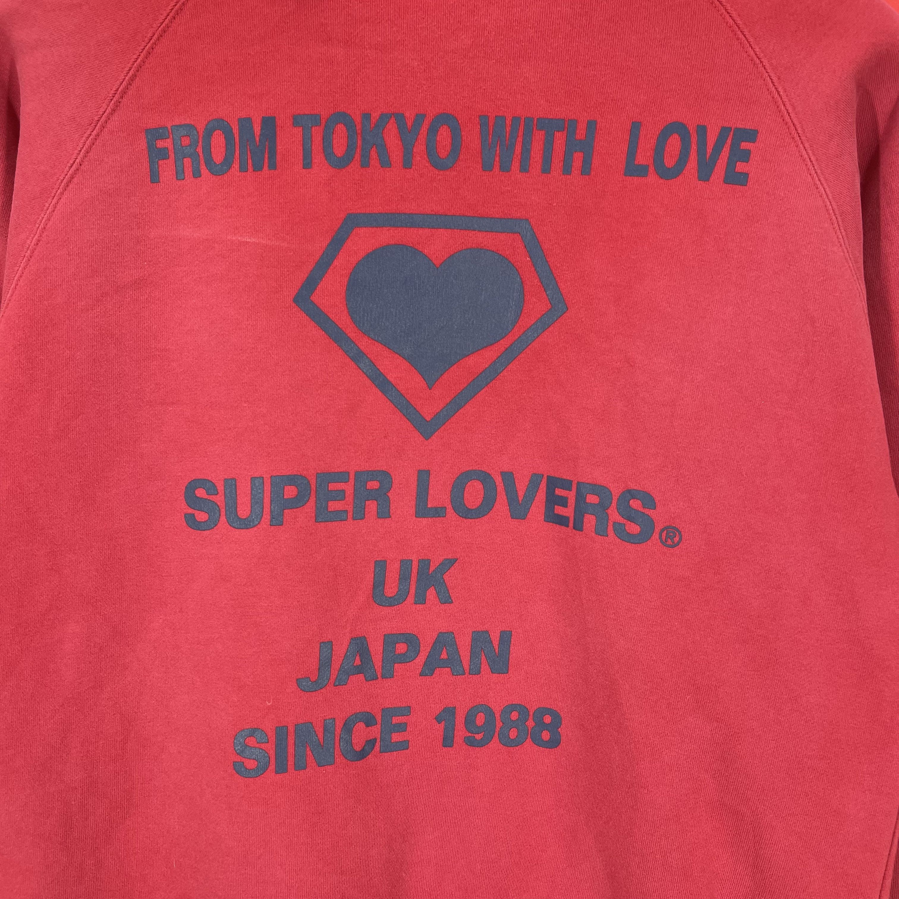 Super Lovers Vintage SUPER LOVERS UK JAPAN Zipper Hoodie #1283/AS Size US S / EU 44-46 / 1 - 2 Thumbnail