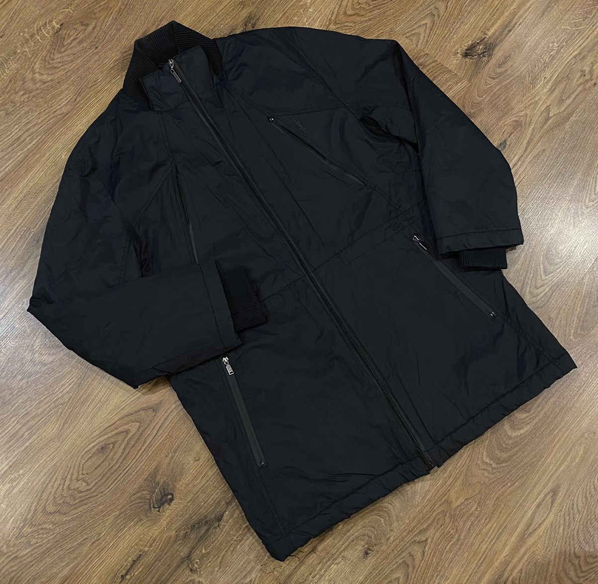 Yves Saint Laurent Yves Saint Laurent Nylon Metal Parka x Luxury x Vintage Size US L / EU 52-54 / 3 - 2 Thumbnail