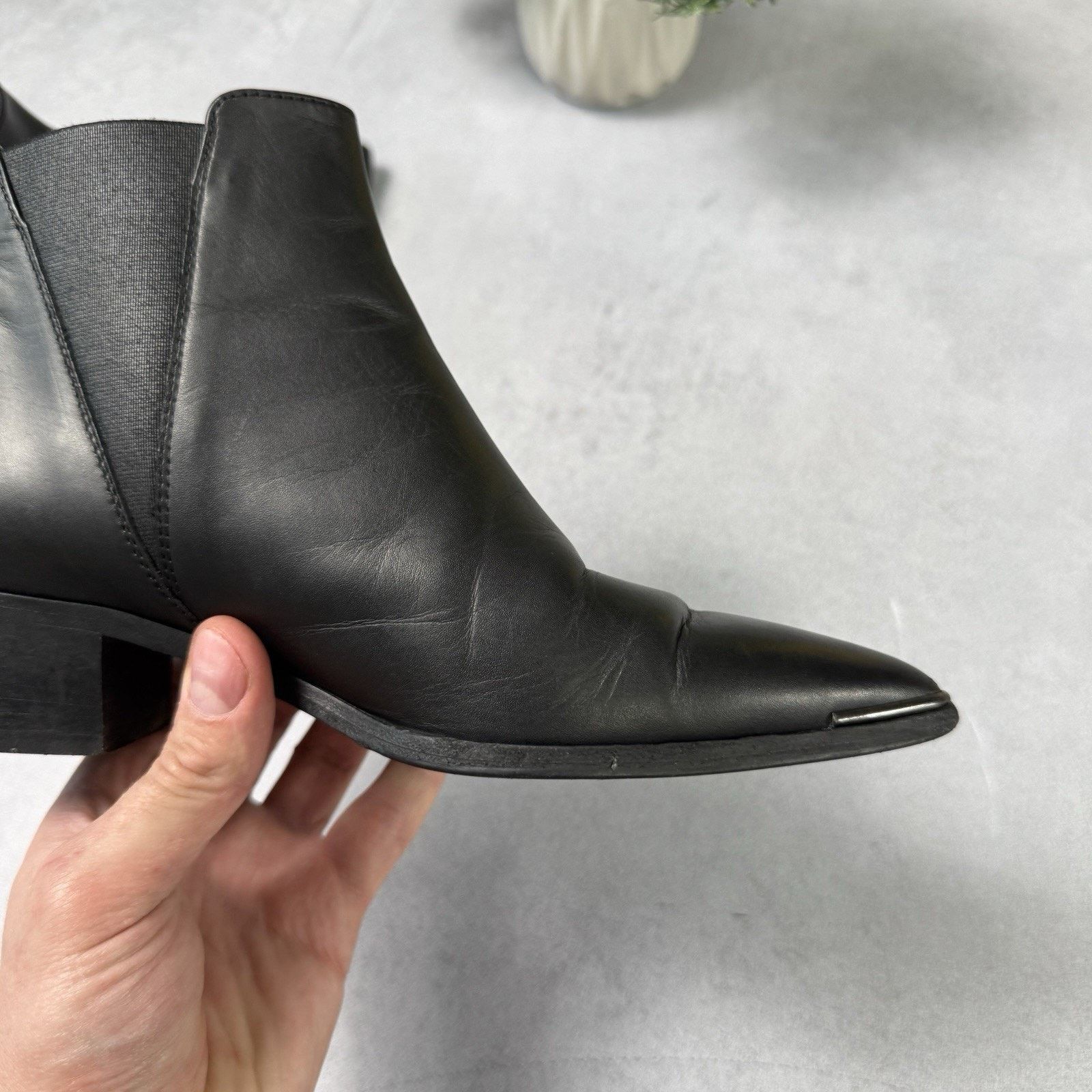 Acne Studios Acne Studios Ankle Boots Leather Chelsea Size 36 Black US 6 Size US 6 / IT 36 - 18 Thumbnail