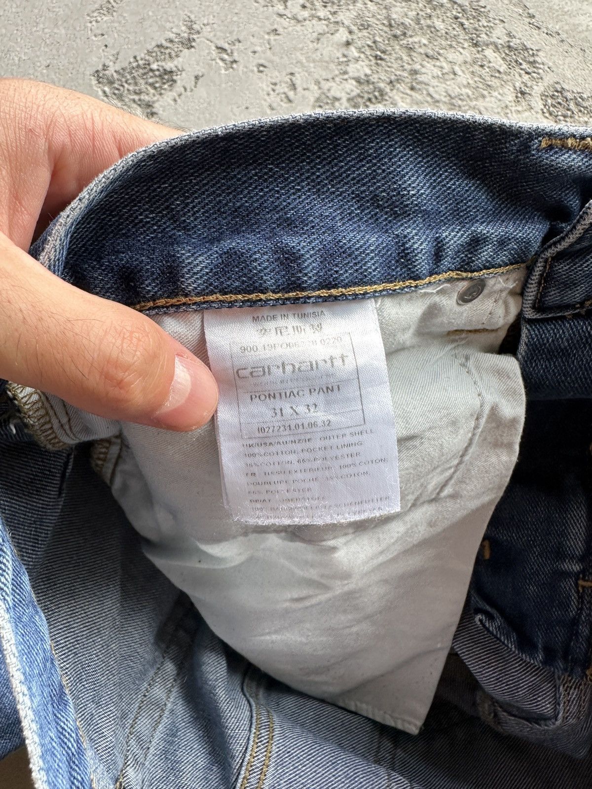Carhartt CARHARTT VINTAGE PONTIAC DENIM PANTS 90s y2k Size US 31 - 5 Thumbnail