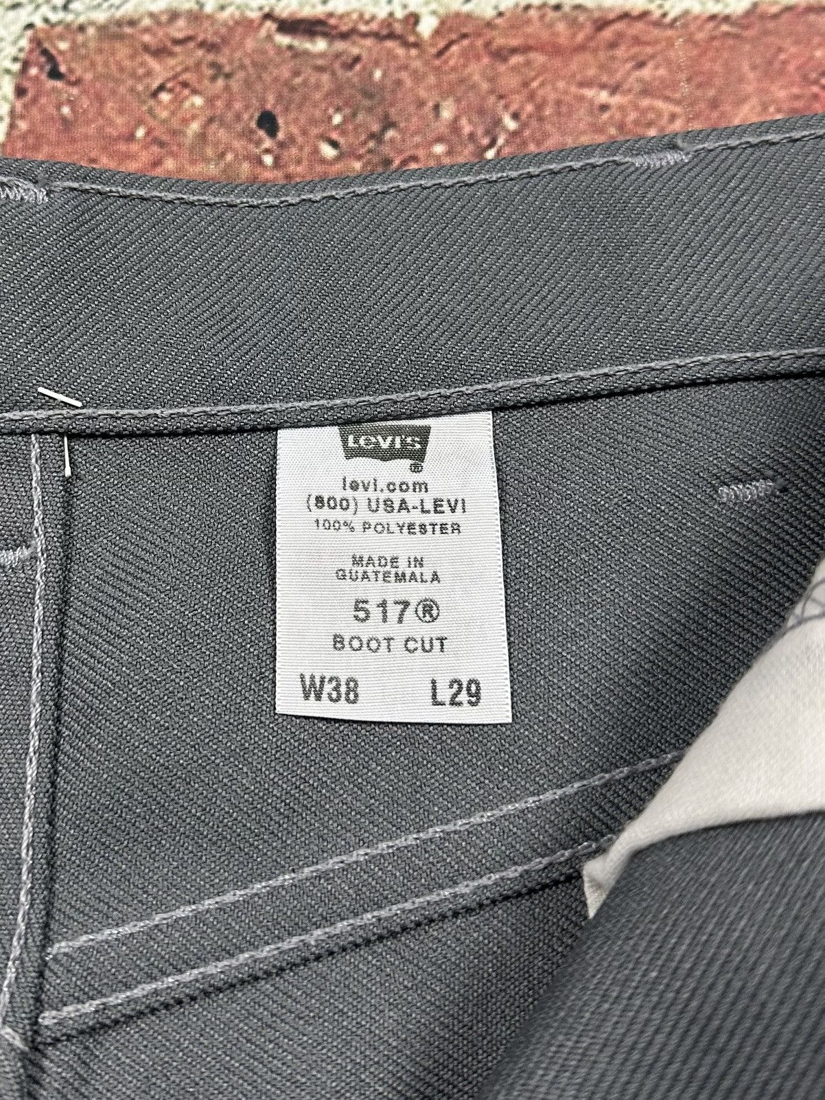 Levi's Vintage Levis 517 Western Boot Cut Tex Twill Pants Polyester Size US 38 / EU 54 - 9 Thumbnail