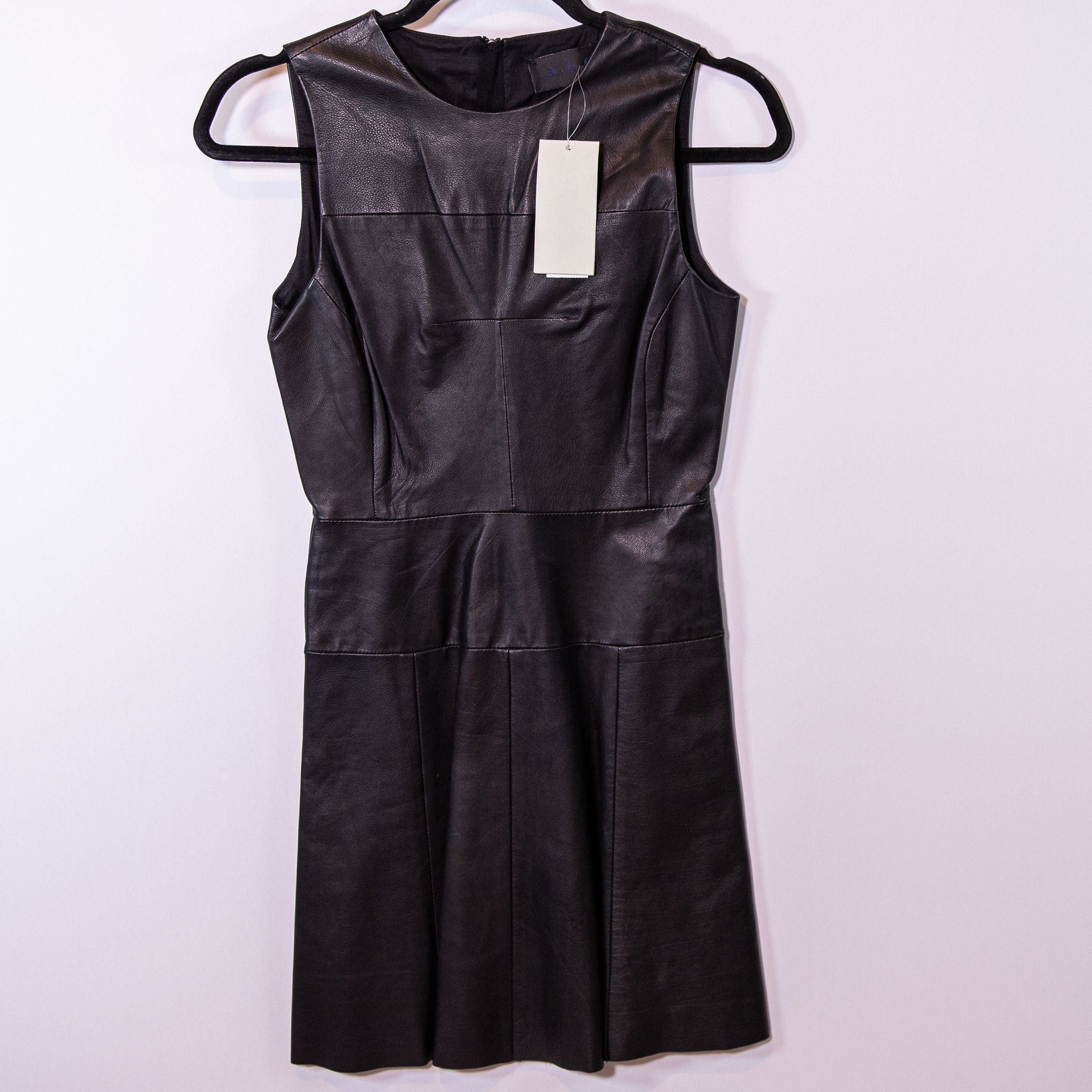 A.L.C. NEW A.L.C. Genuine Leather Panels Sleeveless Size XS / US 0-2 / IT 36-38 - 1 Thumbnail