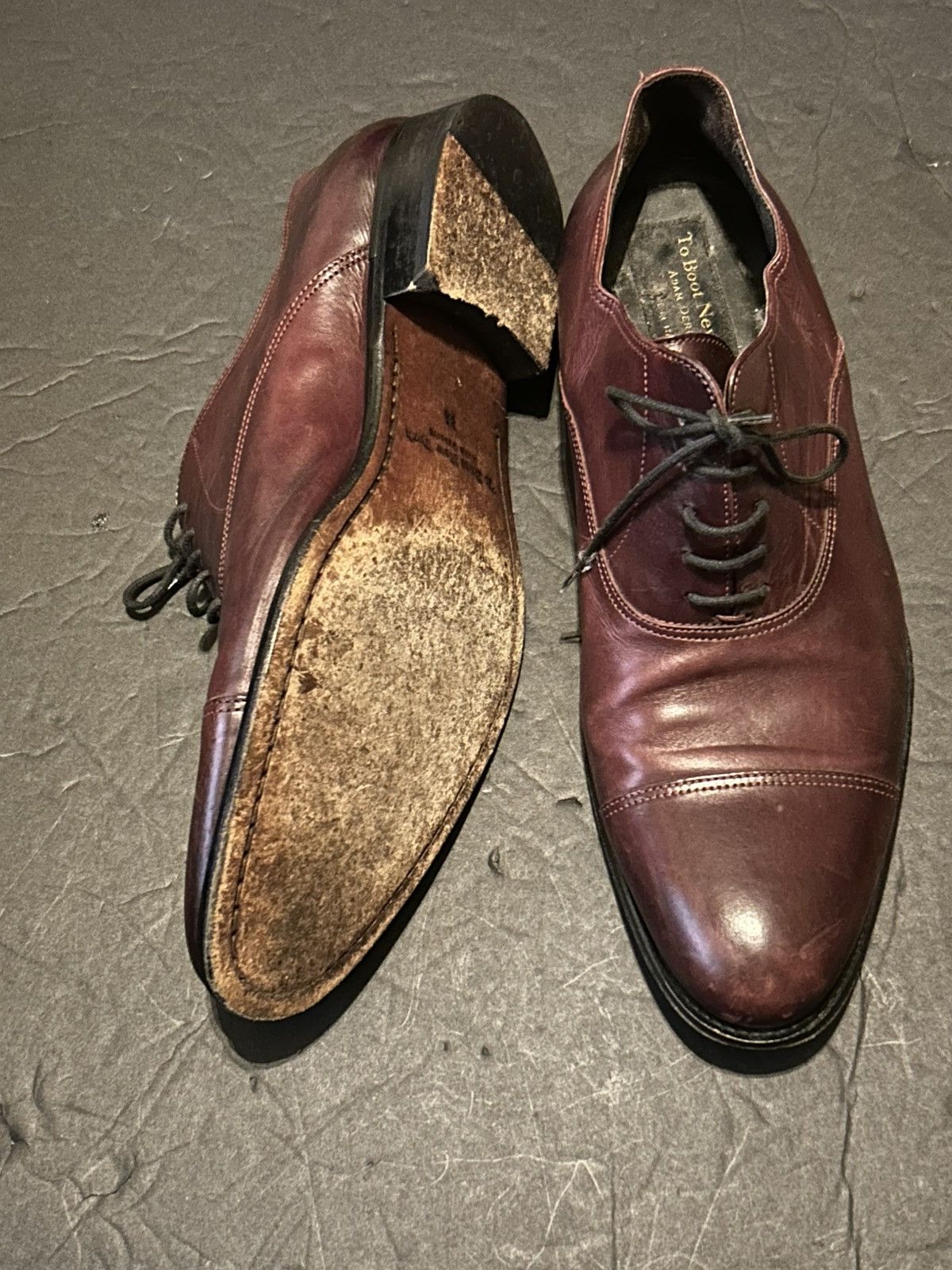 To Boot New York To boot burgundy dress shoes Size US 9.5 / EU 42-43 - 3 Thumbnail