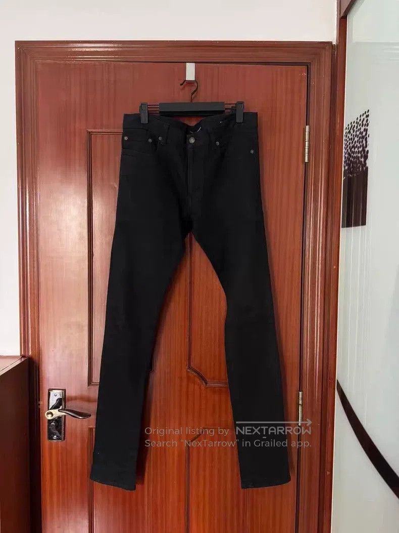 Saint Laurent Paris Saint Laurent Paris Black Slim Fit Stretch Denim Jeans Size 31" - 1 Thumbnail
