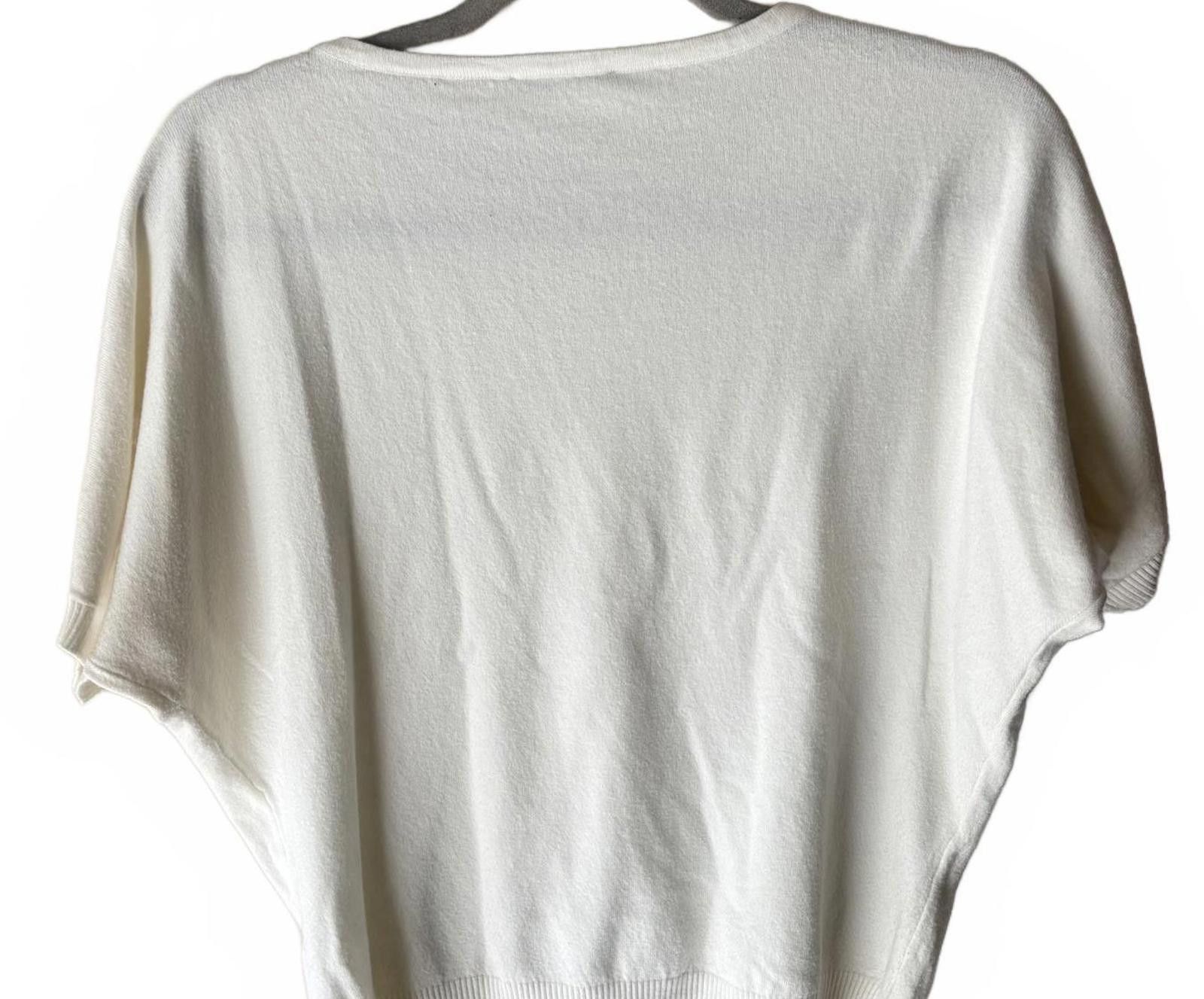 Other Vera Milano Cream Knit Top - Medium Size M / US 6-8 / IT 42-44 - 7 Thumbnail