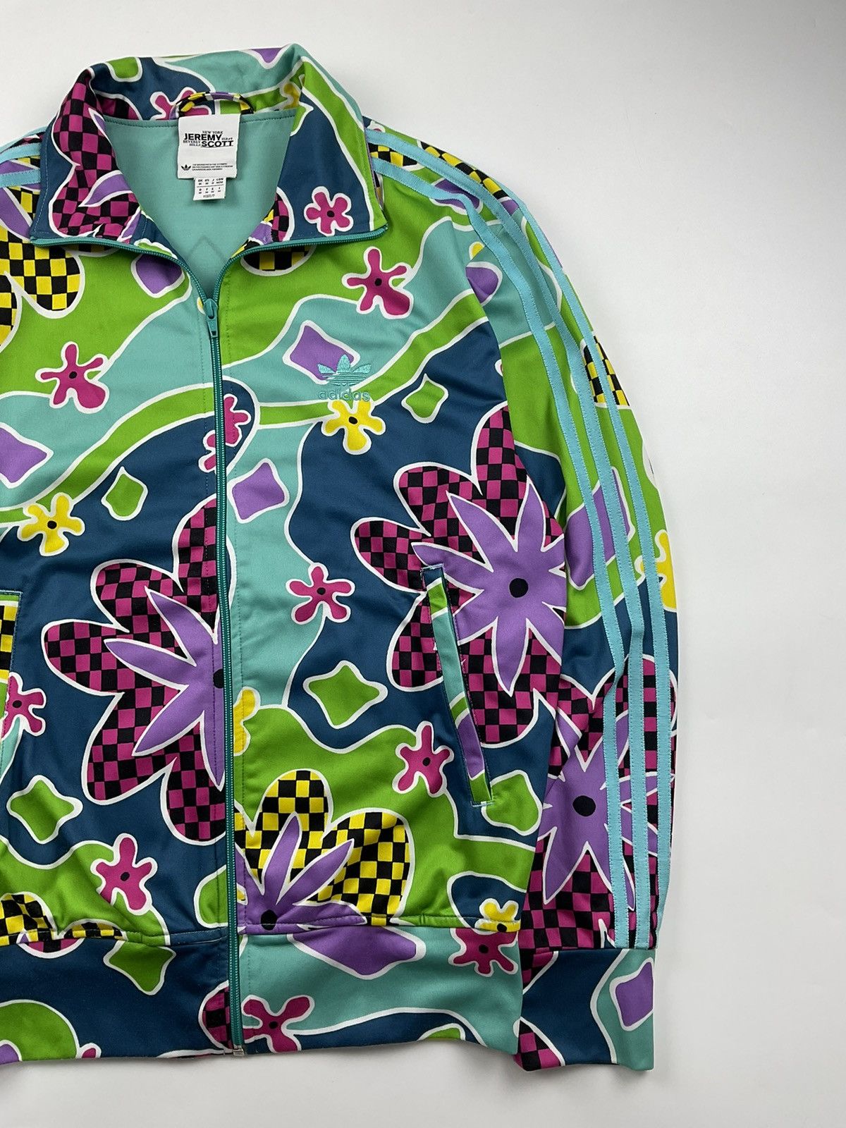 Adidas × Jeremy Scott Adidas x Jeremy Scott Floral Track Jacket Size US M / EU 48-50 / 2 - 4 Thumbnail