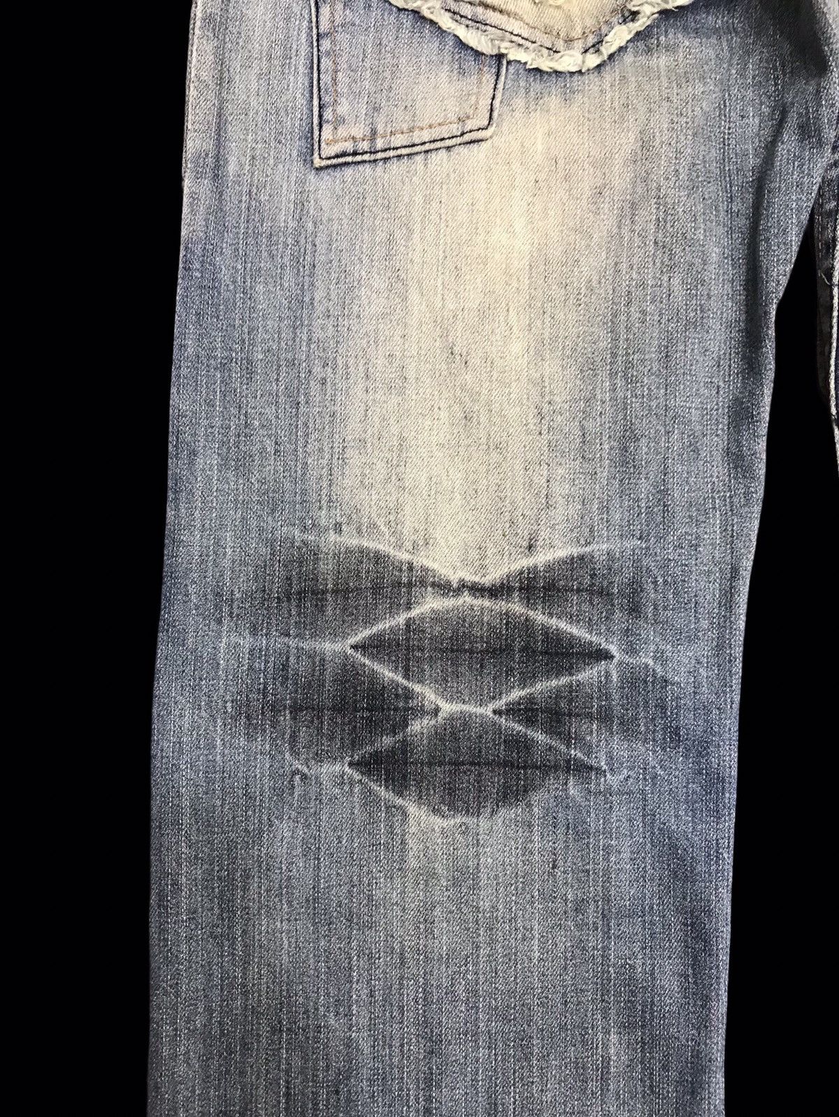 Japanese Brand 💥AVANT GARDE💥Root Three Unfinished Edge Style Denim F341 Size US 33 - 15 Thumbnail