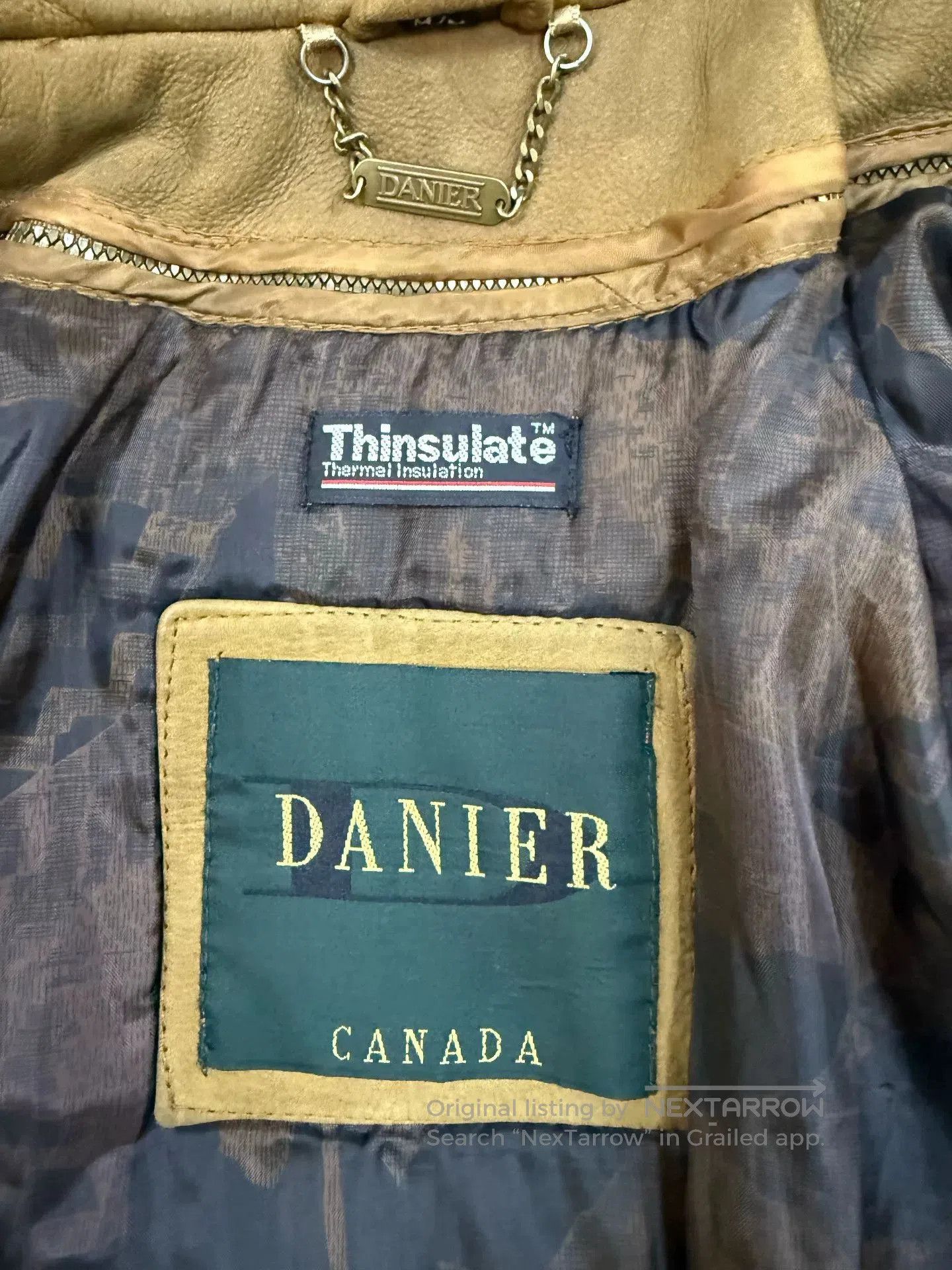 Danier DANIER Brown Leather Jacket with Removable Vest. Size US M / EU 48-50 / 2 - 4 Thumbnail