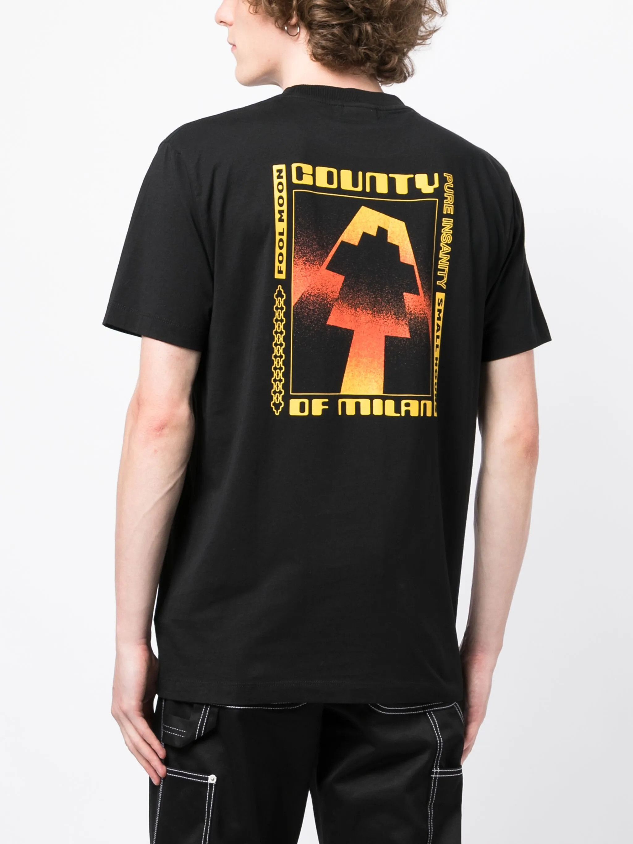 Off-White o1y0325 Logo Crewneck T-Shirt in Black Size US S / EU 44-46 / 1 - 4 Thumbnail