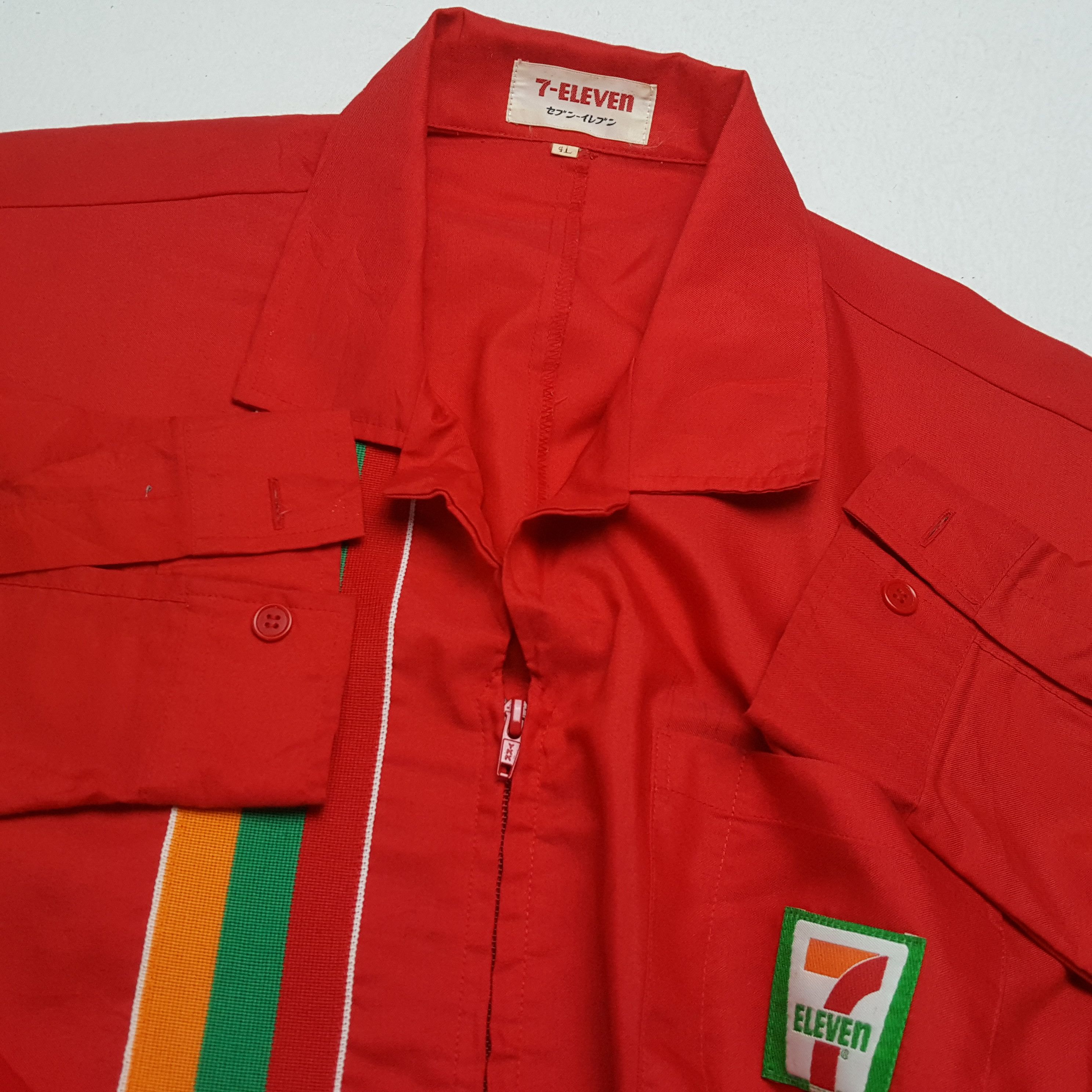 Vintage 7 ELEVEn Workwear Uniform Jacket Size US XL / EU 56 / 4 - 8 Thumbnail