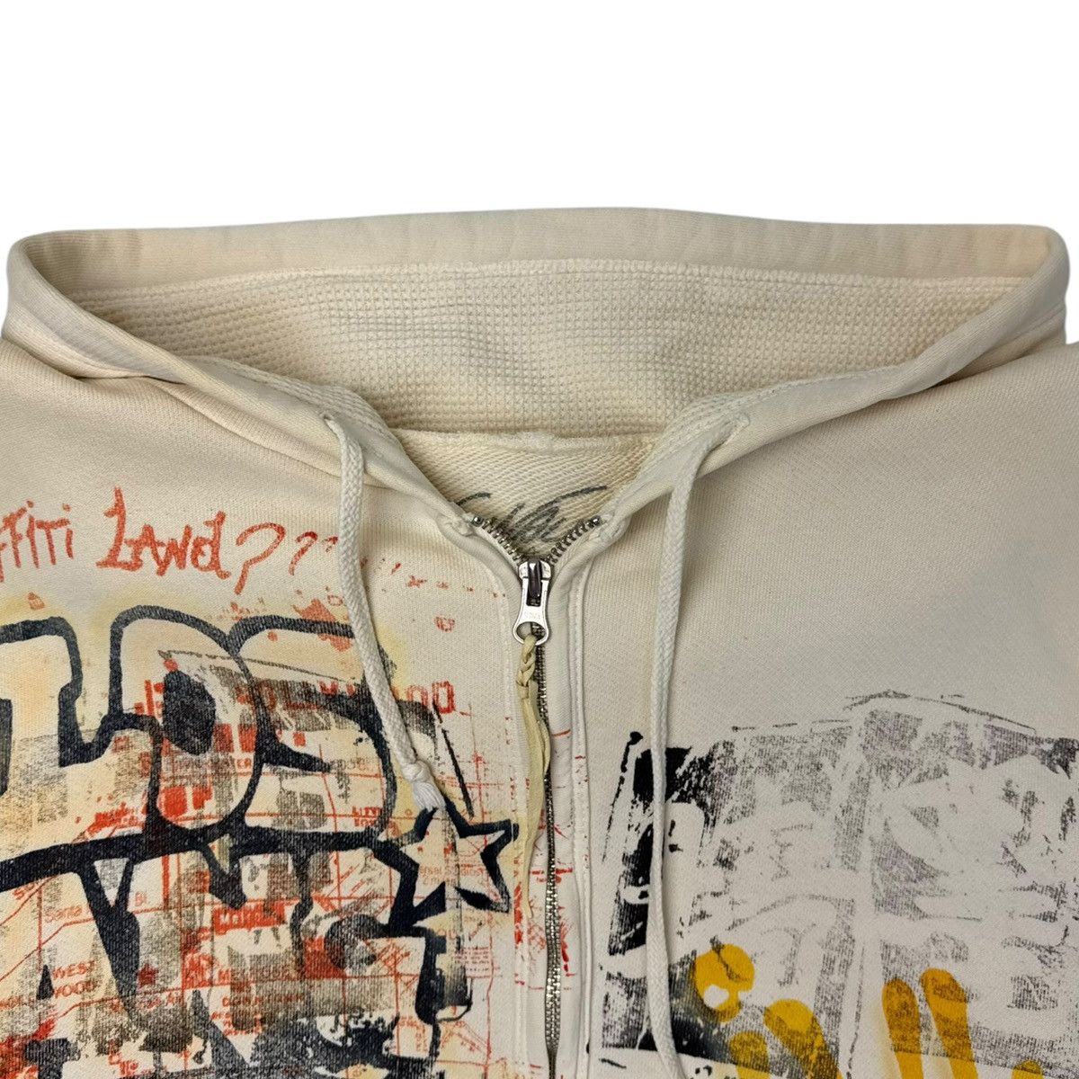 The Great China Wall Y2K The Great China Wall ‘Graffiti Land??’ Zip Hoodie Size US M / EU 48-50 / 2 - 6 Thumbnail