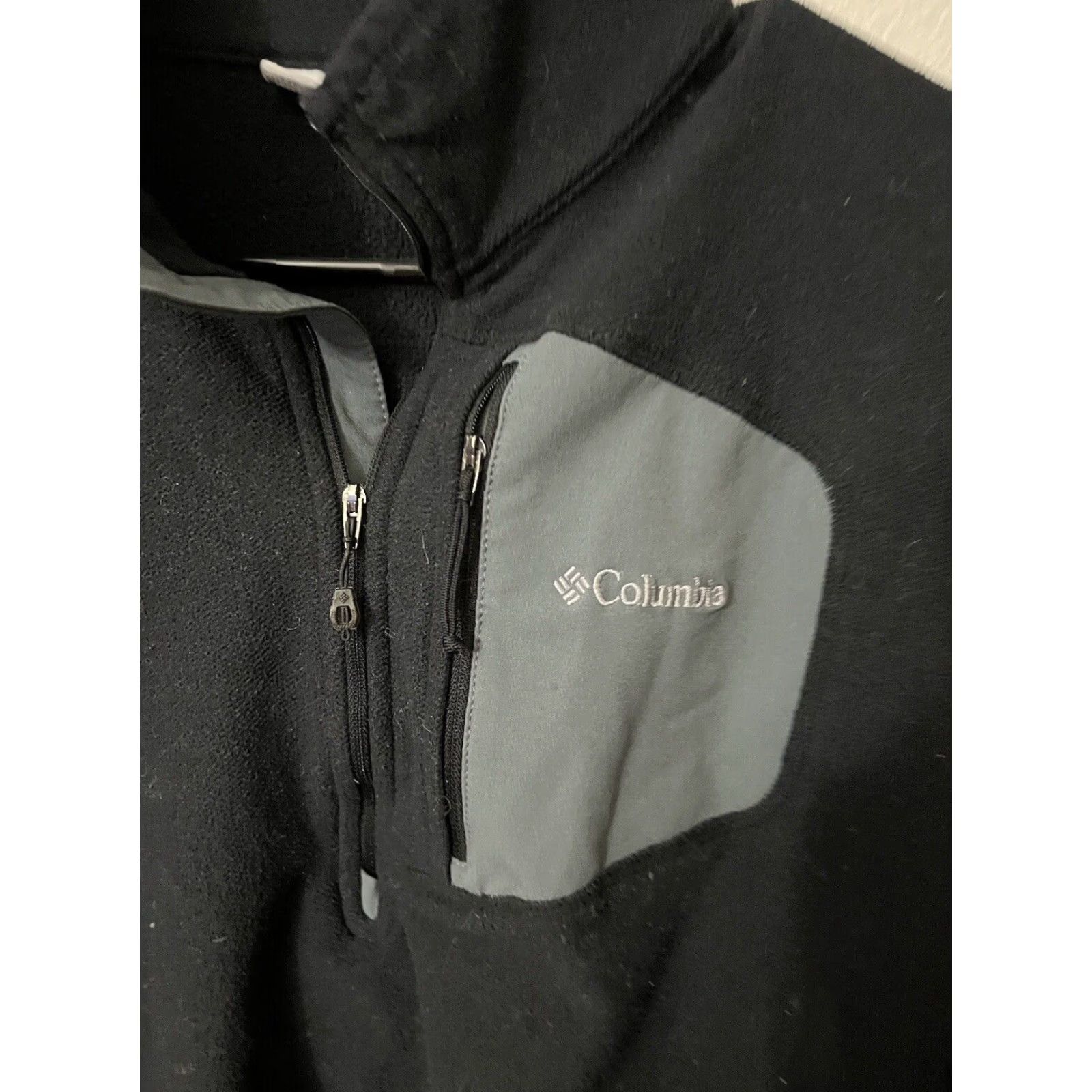 Vintage VINTAGE Columbia Shirt Mens Regular Black Size M Logo 1/2 Zip Mock Neck Pullover Fleece Omni Wick Sweater Casual Sports Modern 90s-? Mens Size US M / EU 48-50 / 2 - 2 Thumbnail