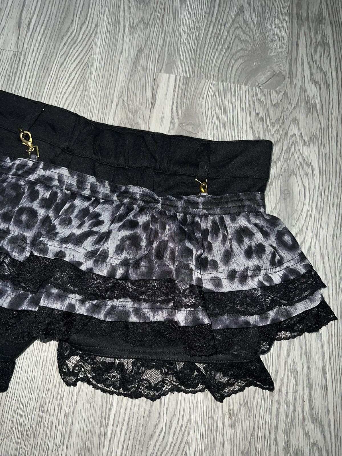 Japanese Brand Dialle Laisen Gyaru leopard micro skorts ☠️💗 Size 26" / US 2 / IT 38 - 13 Thumbnail
