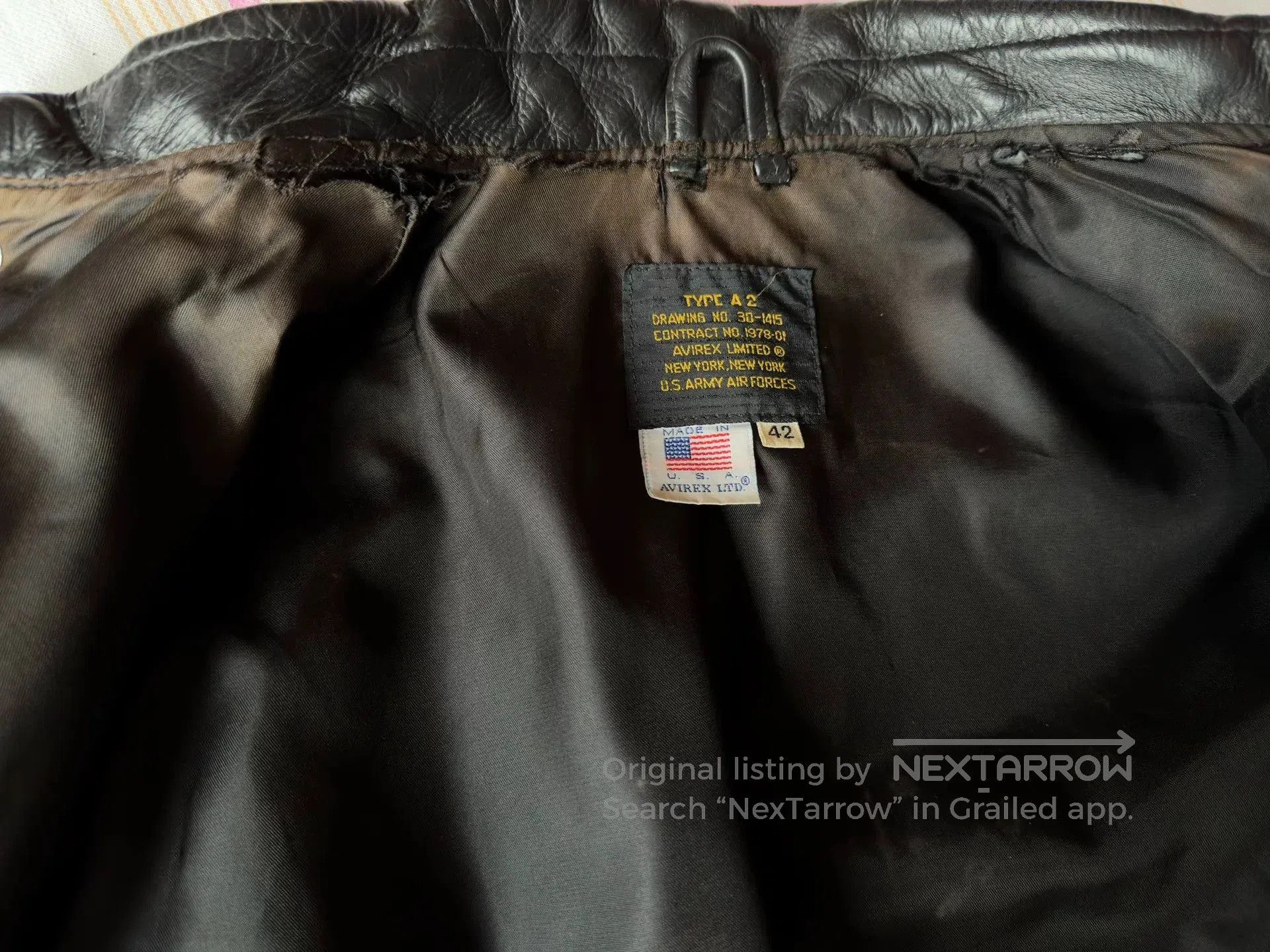 Avirex vintage a. Size US L / EU 52-54 / 3 - 9 Thumbnail
