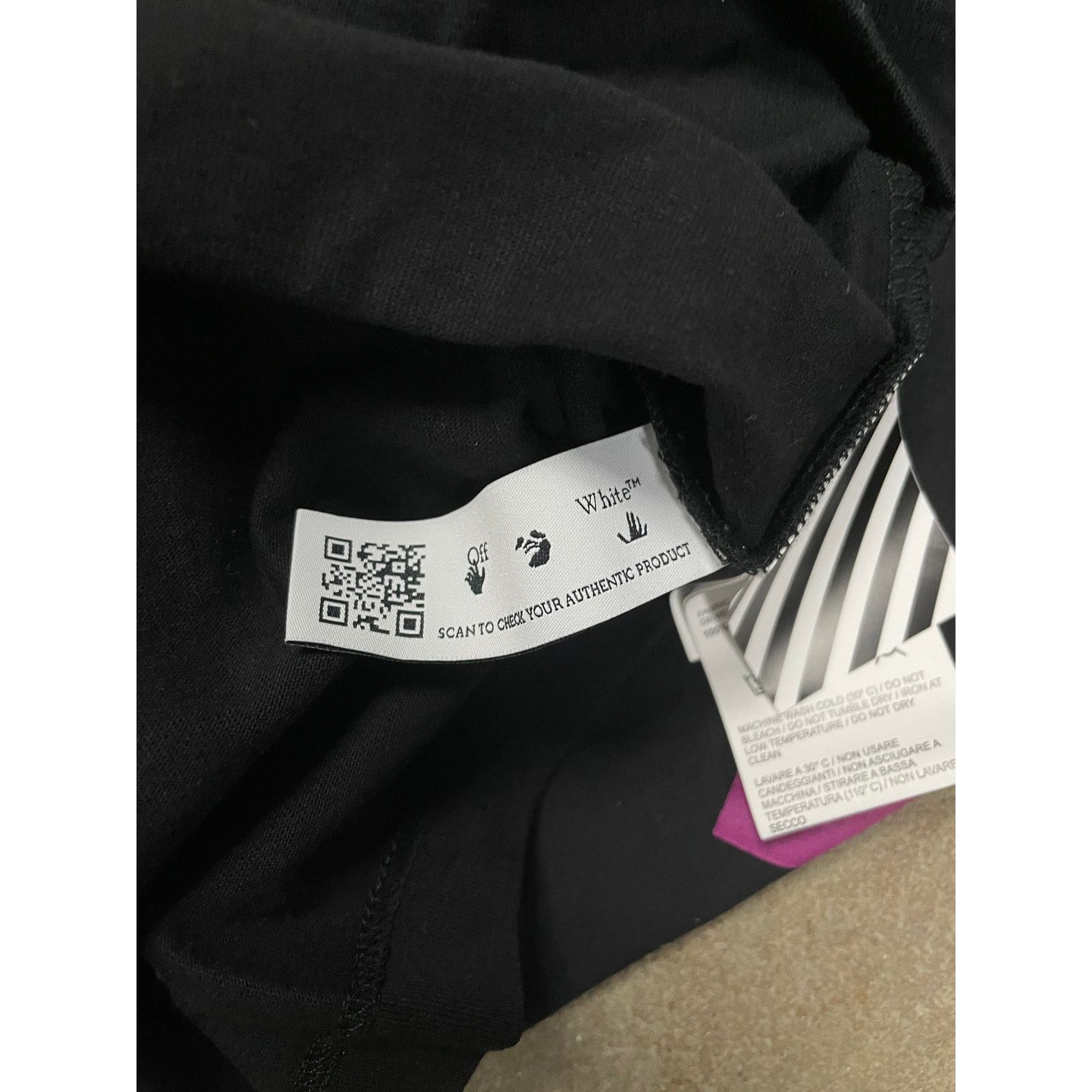 Off-White Off White Tee Black Blue New XS Size US XS / EU 42 / 0 - 4 Thumbnail