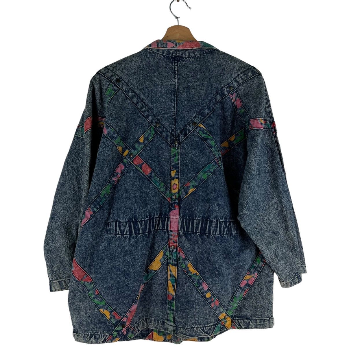Japanese Brand 🔥VINTAGE DENIM BIKER JACKET RARE ISSEY MIYAKE STYLE Size US M / EU 48-50 / 2 - 3 Thumbnail