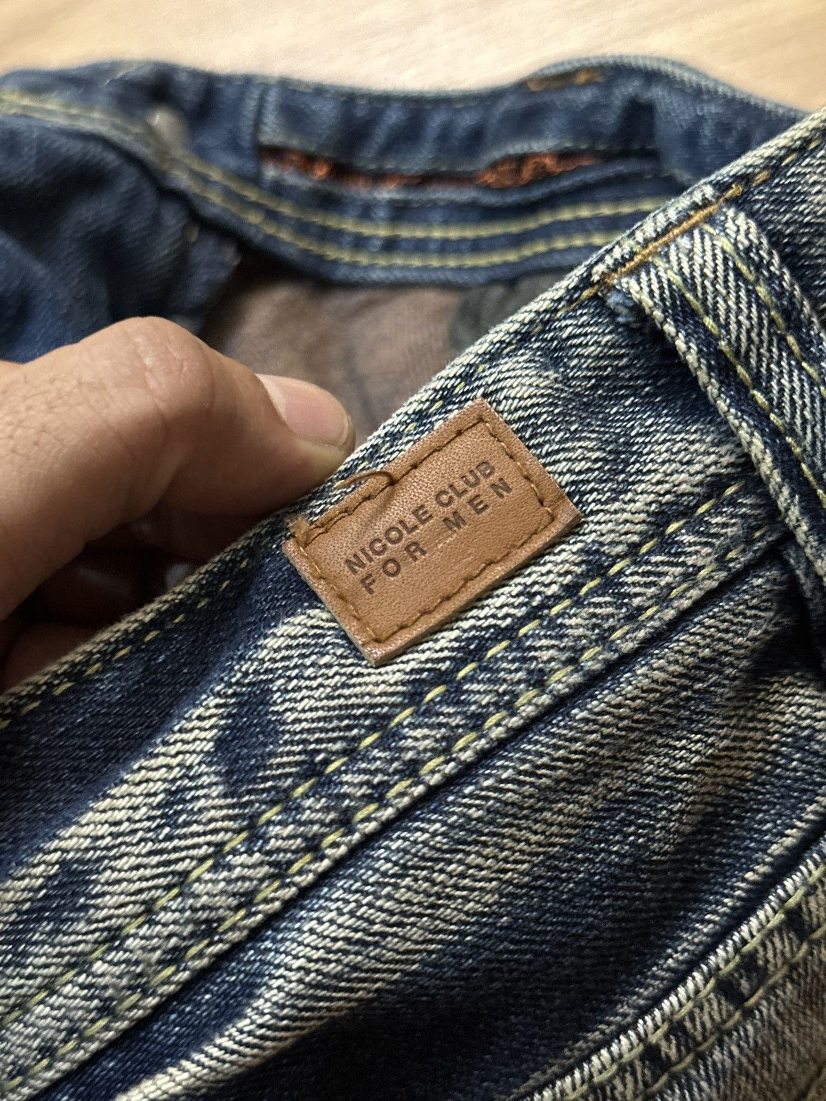 Nicole Club Nicole Club For Men Flare Multi Pocket Bondage Denim Jeans Size US 32 / EU 48 - 13 Thumbnail