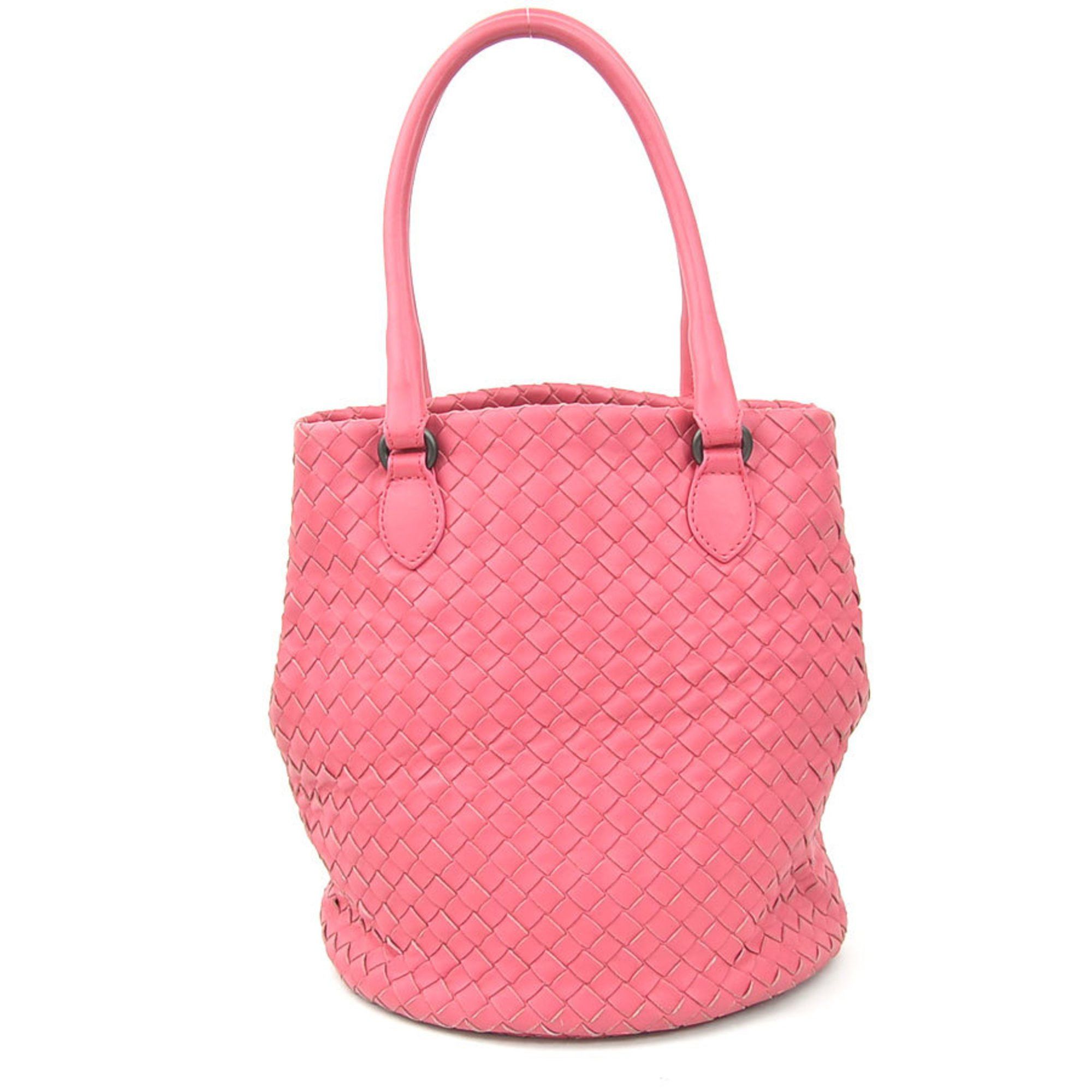 Bottega Veneta Bottega Veneta Intrecciato Leather Handbag, Pink, Women's, e60792k Size ONE SIZE - 1 Thumbnail